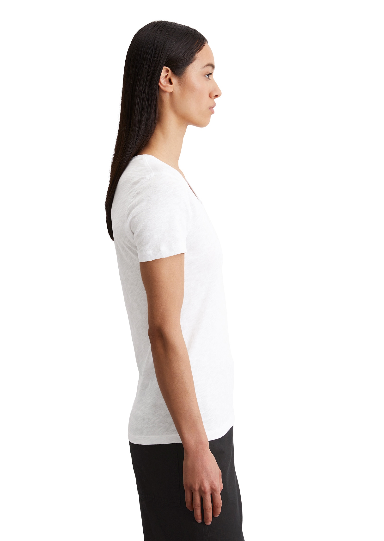 Marc O'Polo T-Shirt »mit getwistetem Ausschnitt«