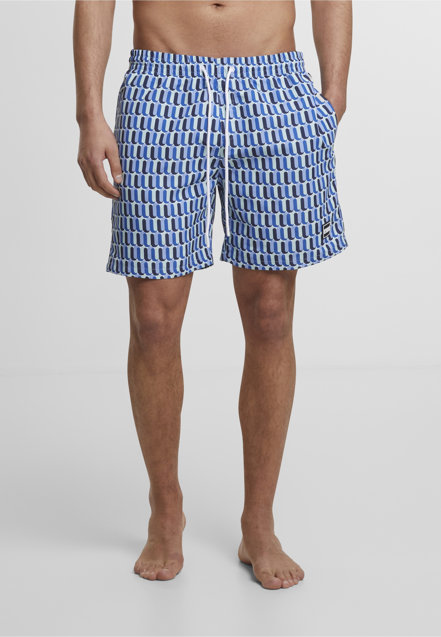 URBAN CLASSICS Badeshorts "Urban Classics Herren Pattern Swim Shorts" günstig online kaufen