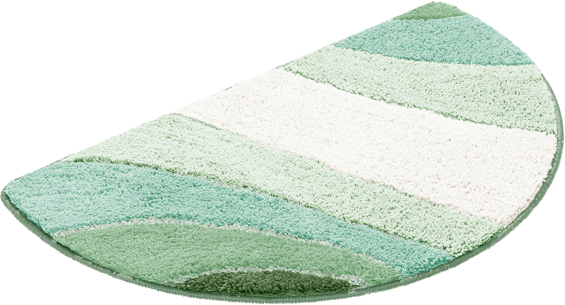 my home Badematte »Josie, Badvorleger, Badezimmer Teppich«, rutschhemmend beschichtet, fußbodenheizungsgeeignet-schnell trocknend-strapazierfähig, Badteppich, Badematten, rechteckig, rund & als 3-tlg. Set erhältlich