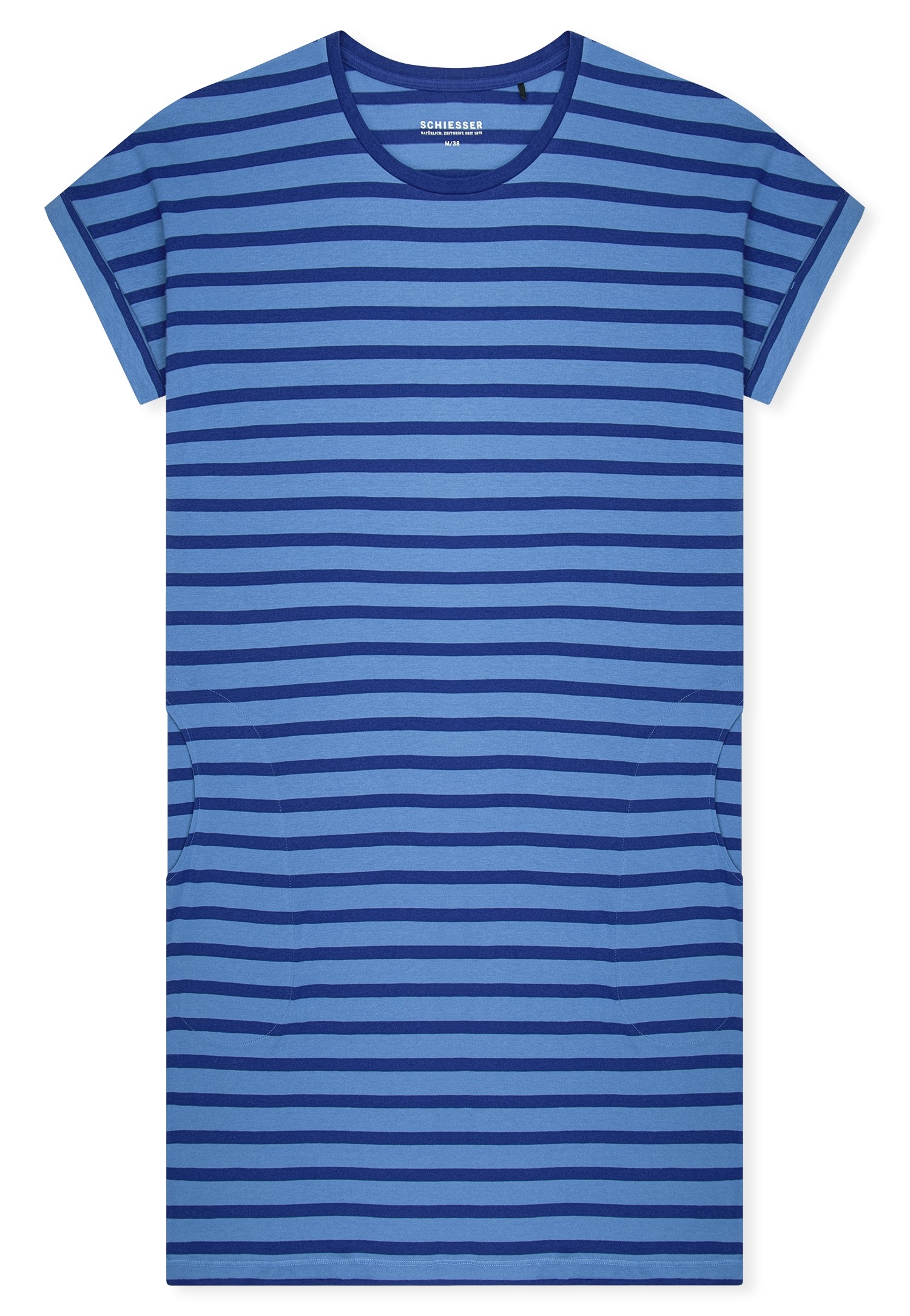 Schiesser Nachthemd "Casual Essentials" Seitennahttaschen mit garngefärbten günstig online kaufen