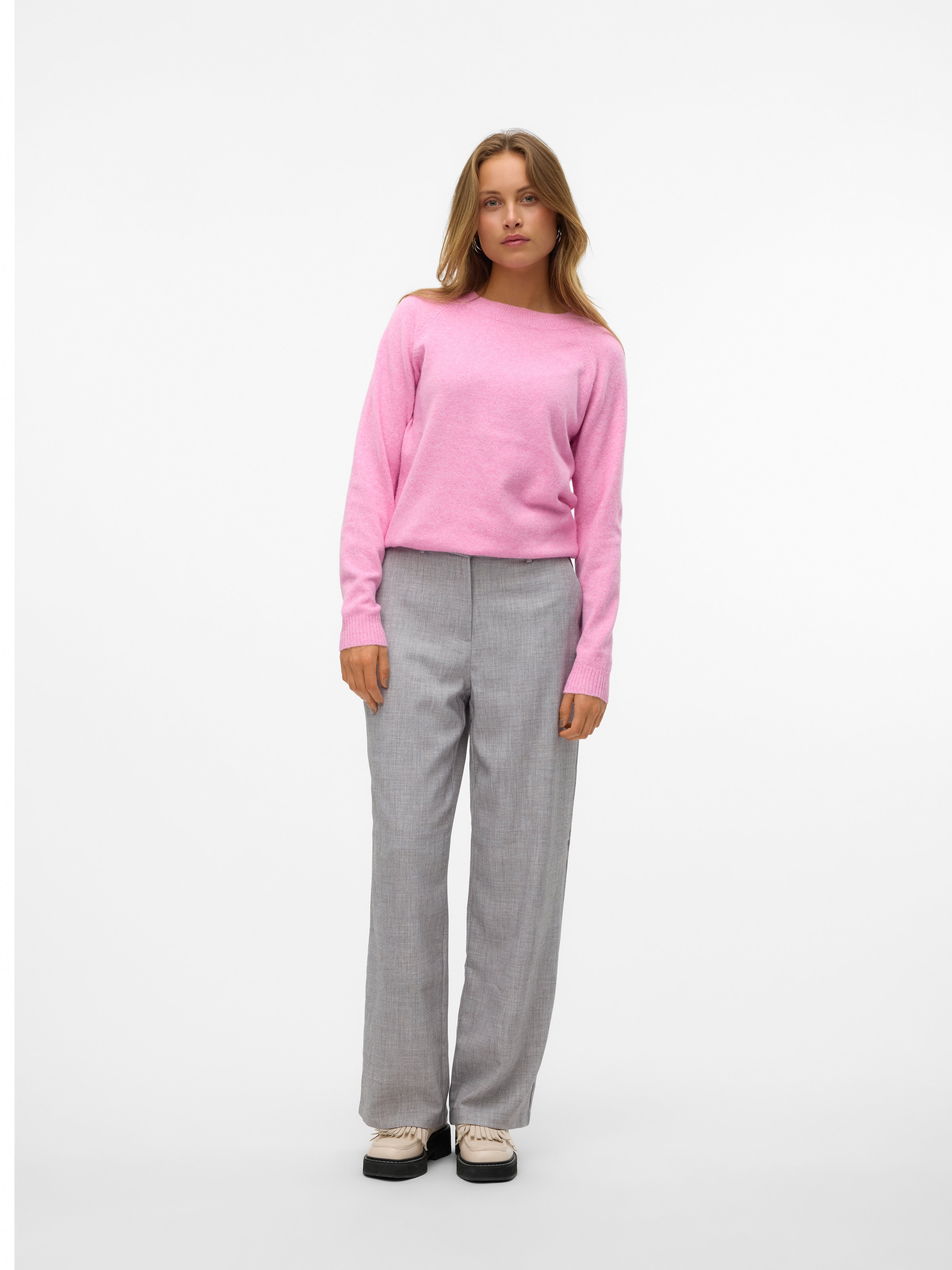Vero Moda Rundhalspullover »VMDOFFY LS O-NECK BLOUSE GA NOOS«