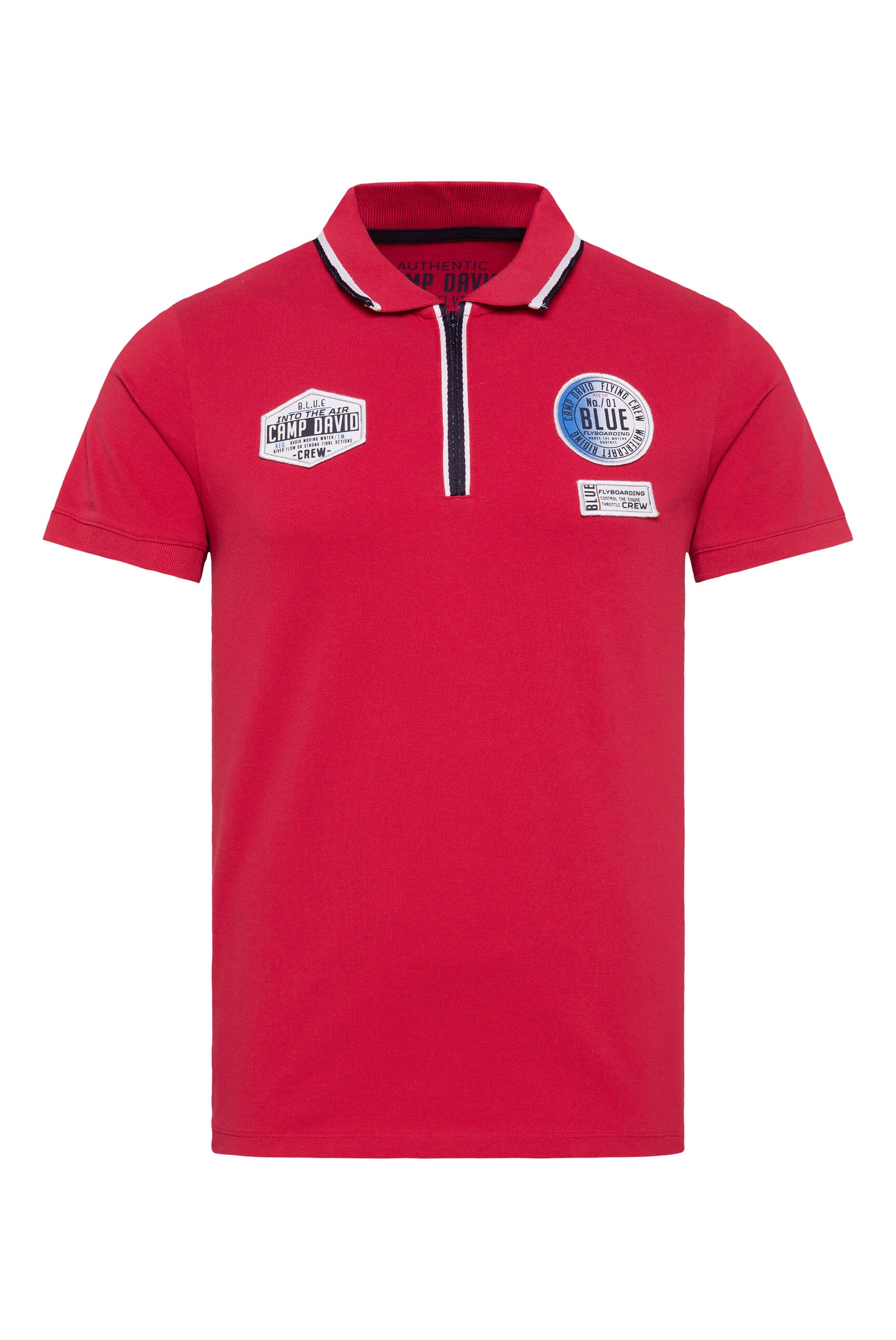 CAMP DAVID Poloshirt, aus Baumwolle