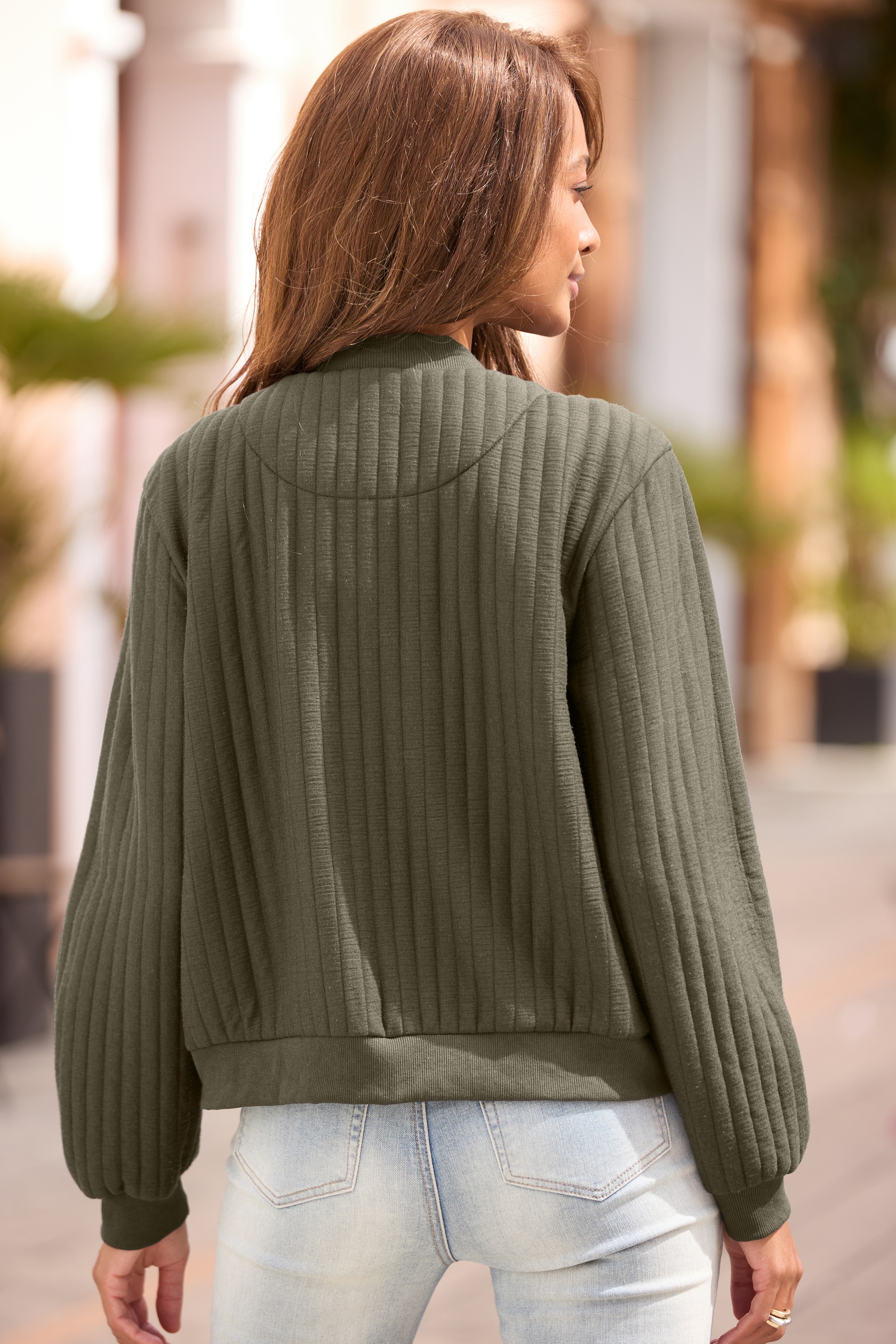 Thumbnail - LASCANA Bomberjacke in Stepp-Optik