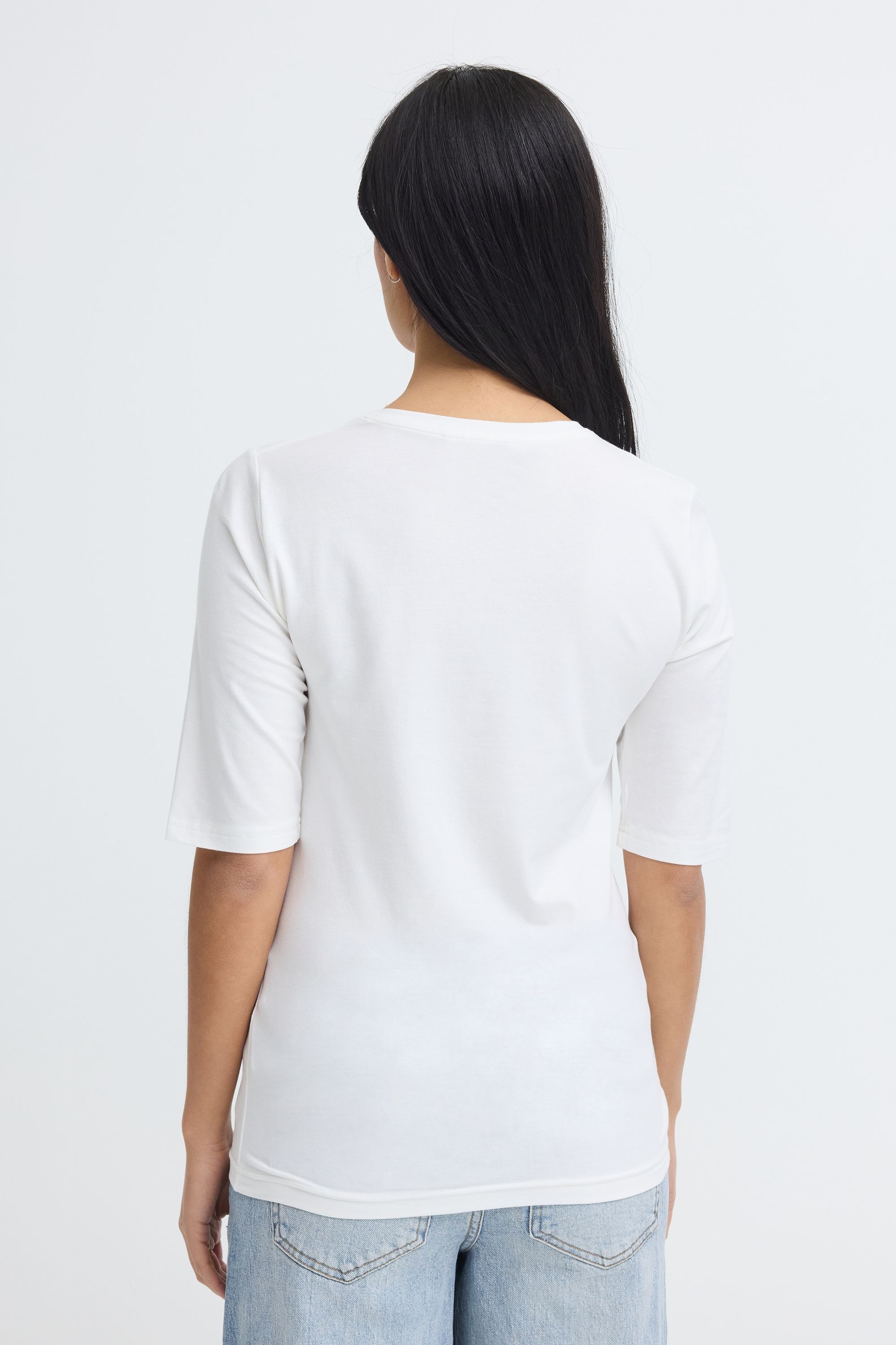 OXMO Rundhalsshirt OXNPubby Women's T-Shirt White Size S 6