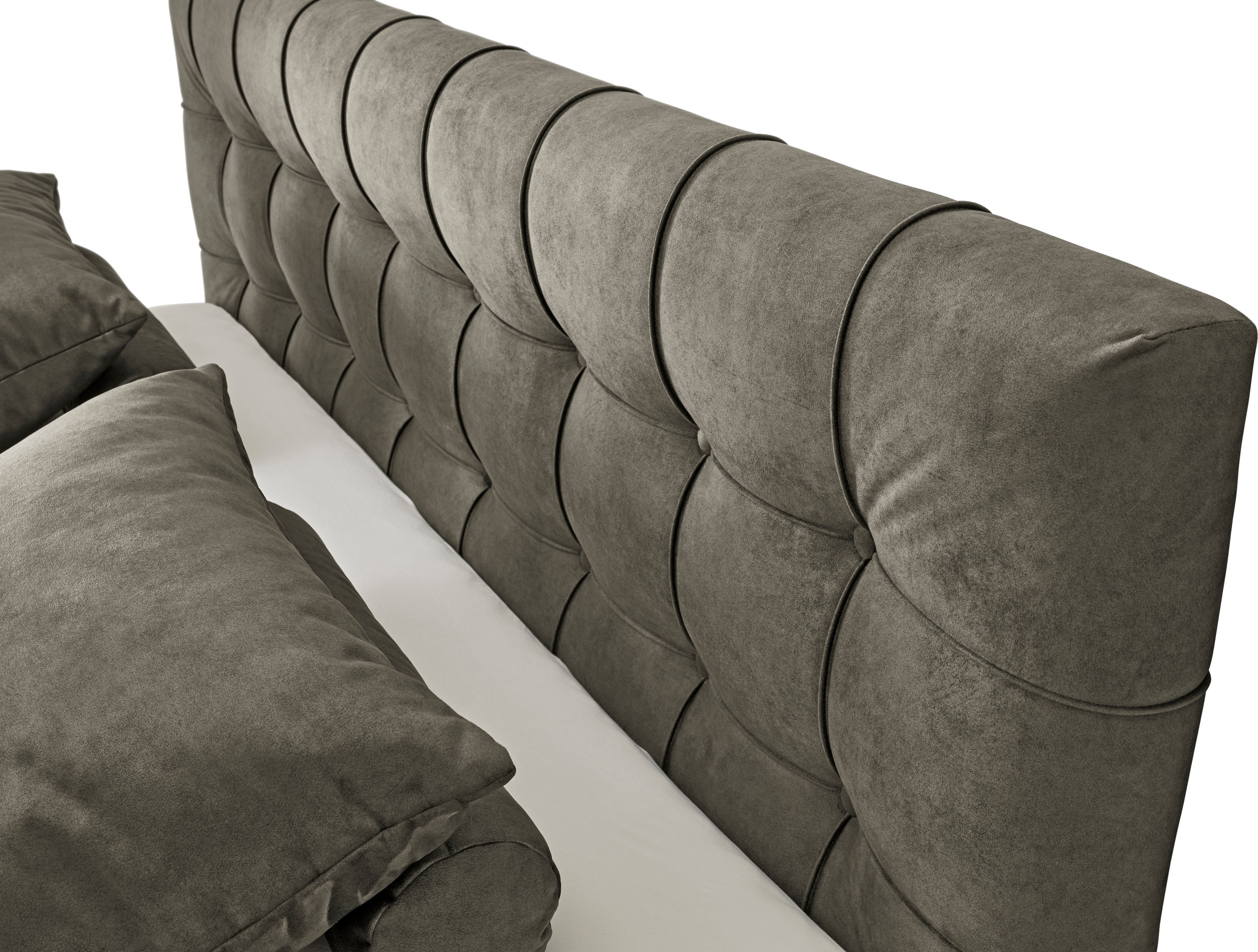 ED EXCITING DESIGN Boxspringbett »Oregon«, inkl. Duo-Matratze - Kokosmatte, Filzabdeckung