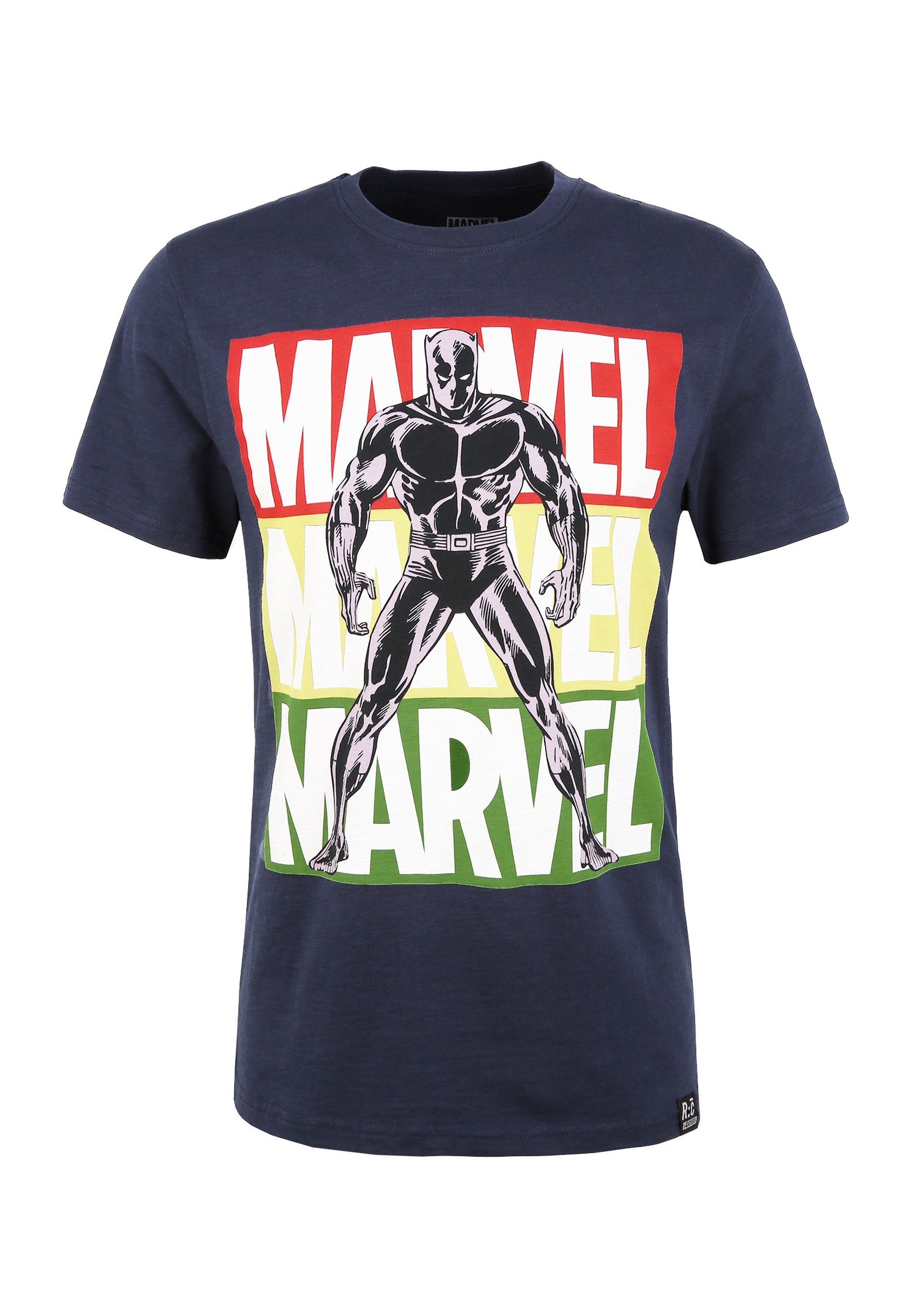 Recovered T-Shirt "Marvel Black Panther Pop Art Navy", (1 tlg.), mit angesa günstig online kaufen