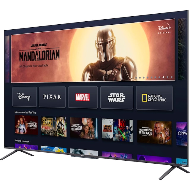 TCL QLED-Fernseher »50C722X1«, 126 cm/50 Zoll, 4K Ultra HD, Smart-TV-Android  TV, Android 11, Onkyo-Soundsystem | BAUR