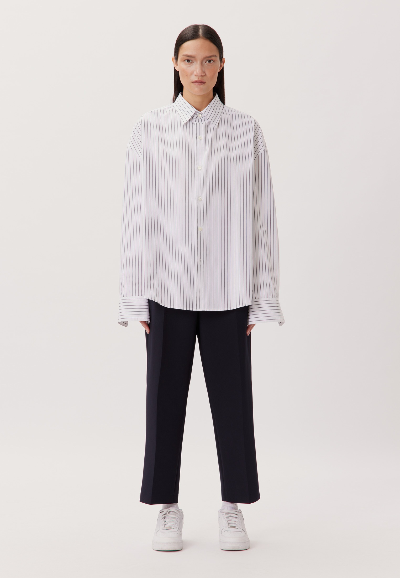 studio seidensticker "Studio" Oversized 1/1 Kentkragen Streifen günstig online kaufen