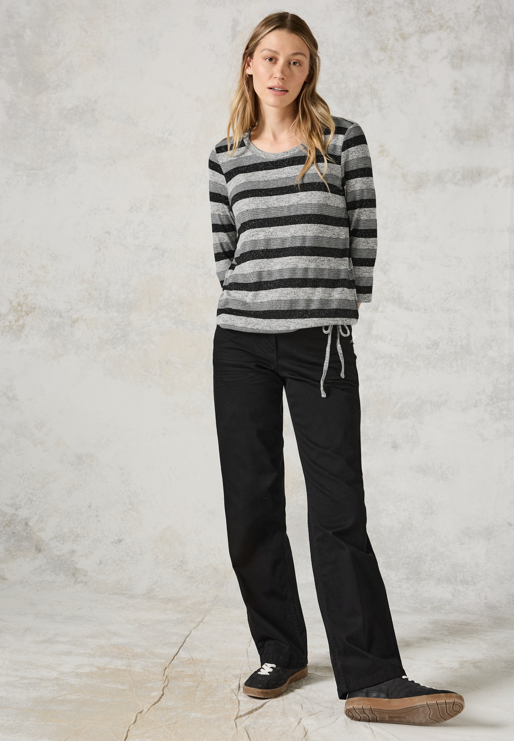 Cecil 3/4-Arm-Shirt, mit Rundhalsausschnitt