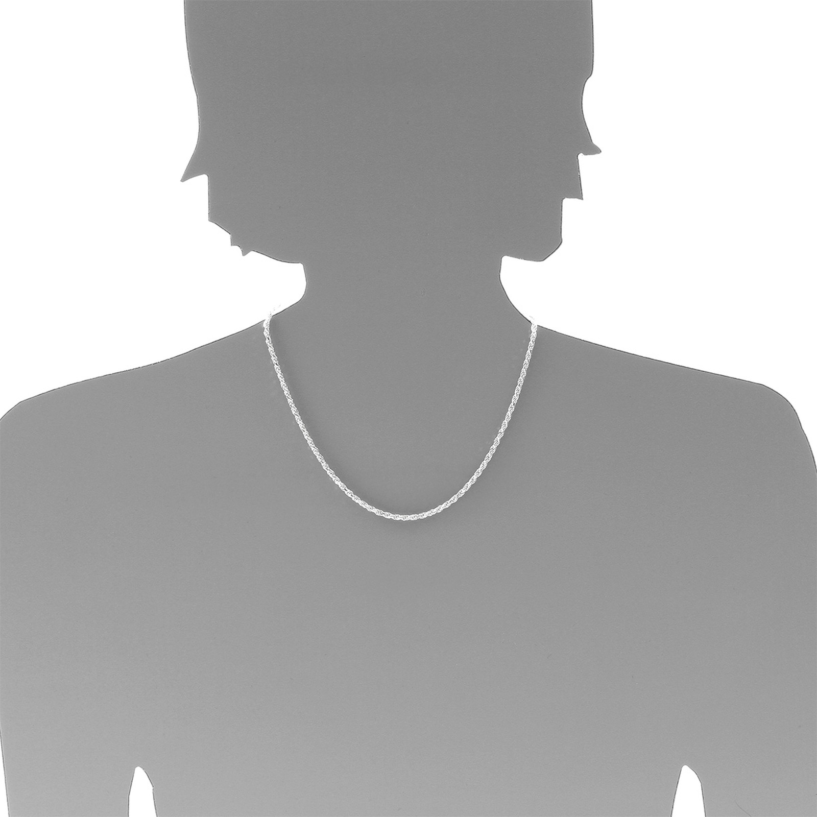 Ostsee-Schmuck Singapur Chain Silver 45cm 2
