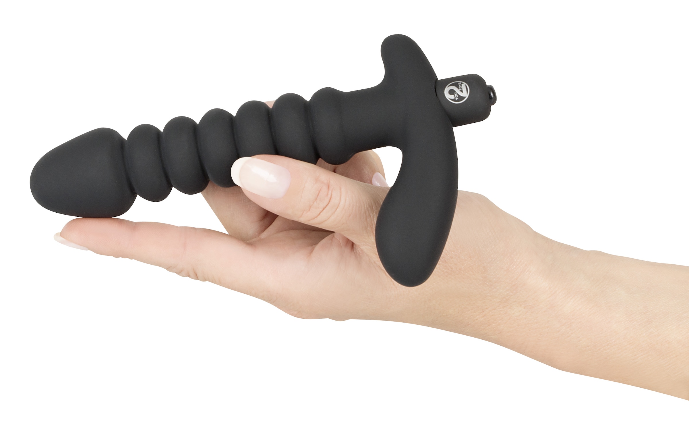 BLACK VELVETS Vibrator »vibrierender Analplug Vibrating plug medium«