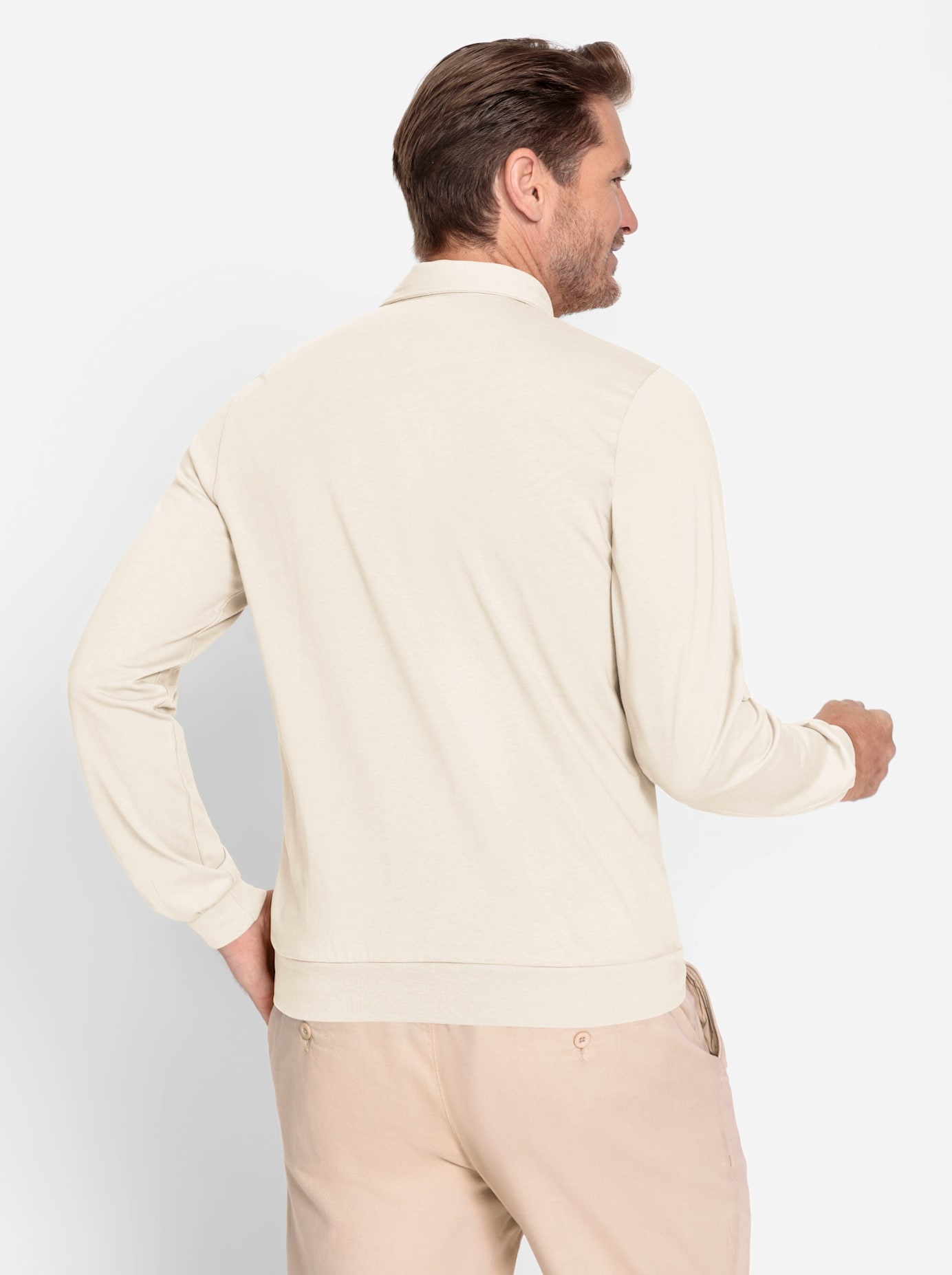 Thumbnail - Marco Donati Poloshirt "Langarm-Shirt" 1 Stk.