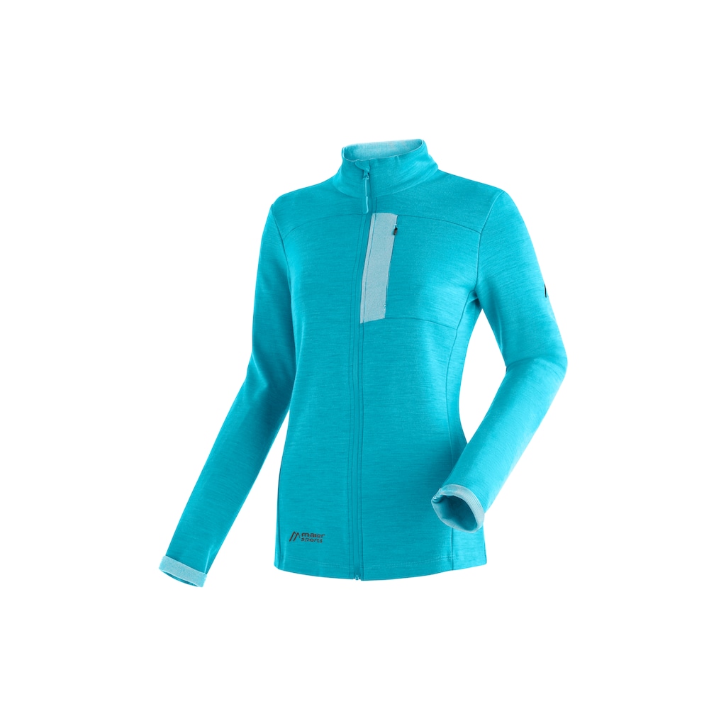 Maier Sports Funktionsshirt »Skutvik W« Midlayer-Jacke für Damen ideal für Outdoor-Aktivitäten