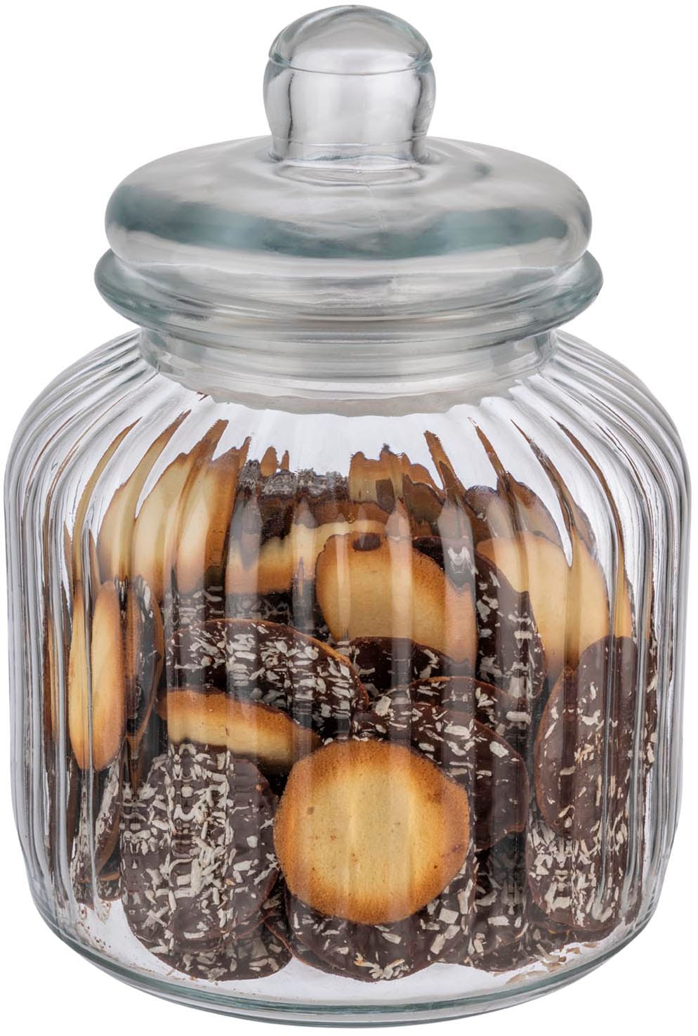 APS Vorratsglas »-COOKIEGO- aus Glas, Öffnung: ca. Ø 9 cm«, (1 tlg.), kann auch als Vase verwendet werden