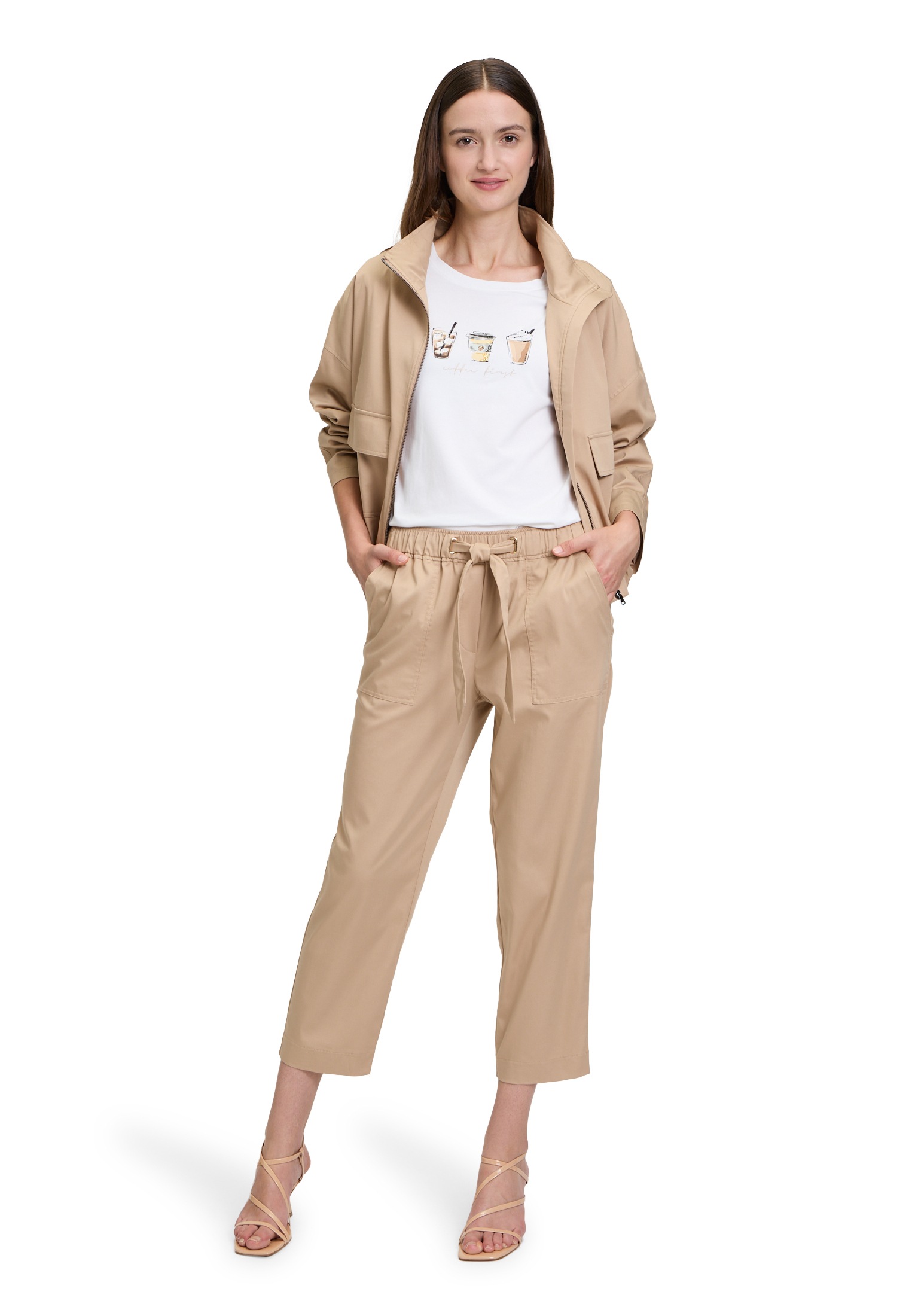 Betty&Co Stoffhose »Betty & Co Casual-Hose mit elastischem Bund«, Material