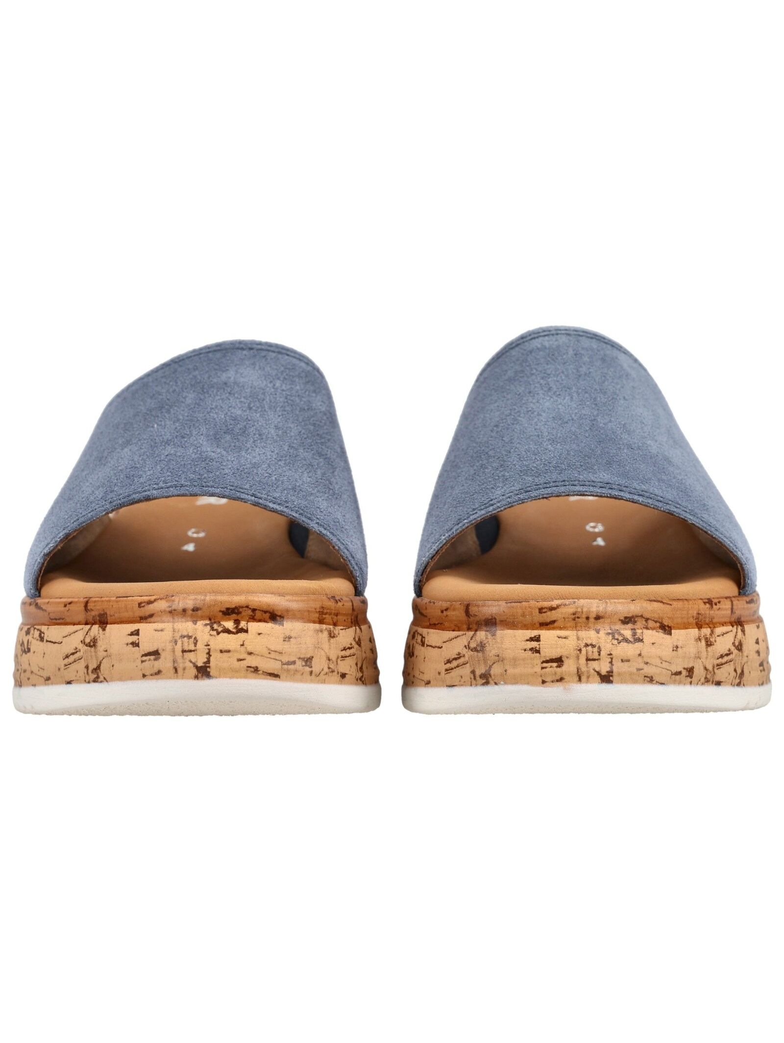 Gabor Comfort Pantolette Suede Mules Blue 40.5 5