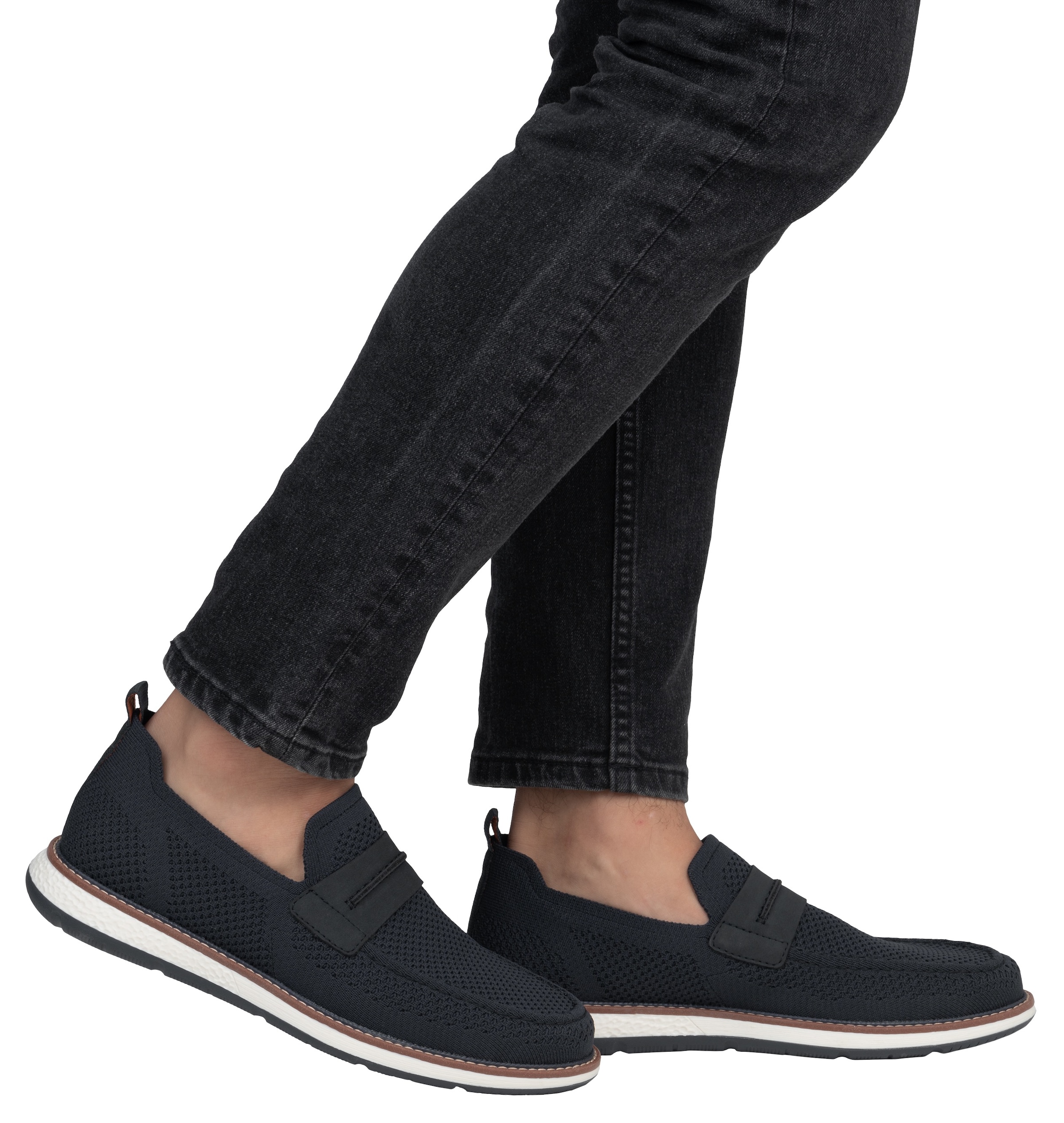 Rieker Loafer, Slipper, Schlupfschuh, Halbschuh, Freizeitschuh zum Schlupfen