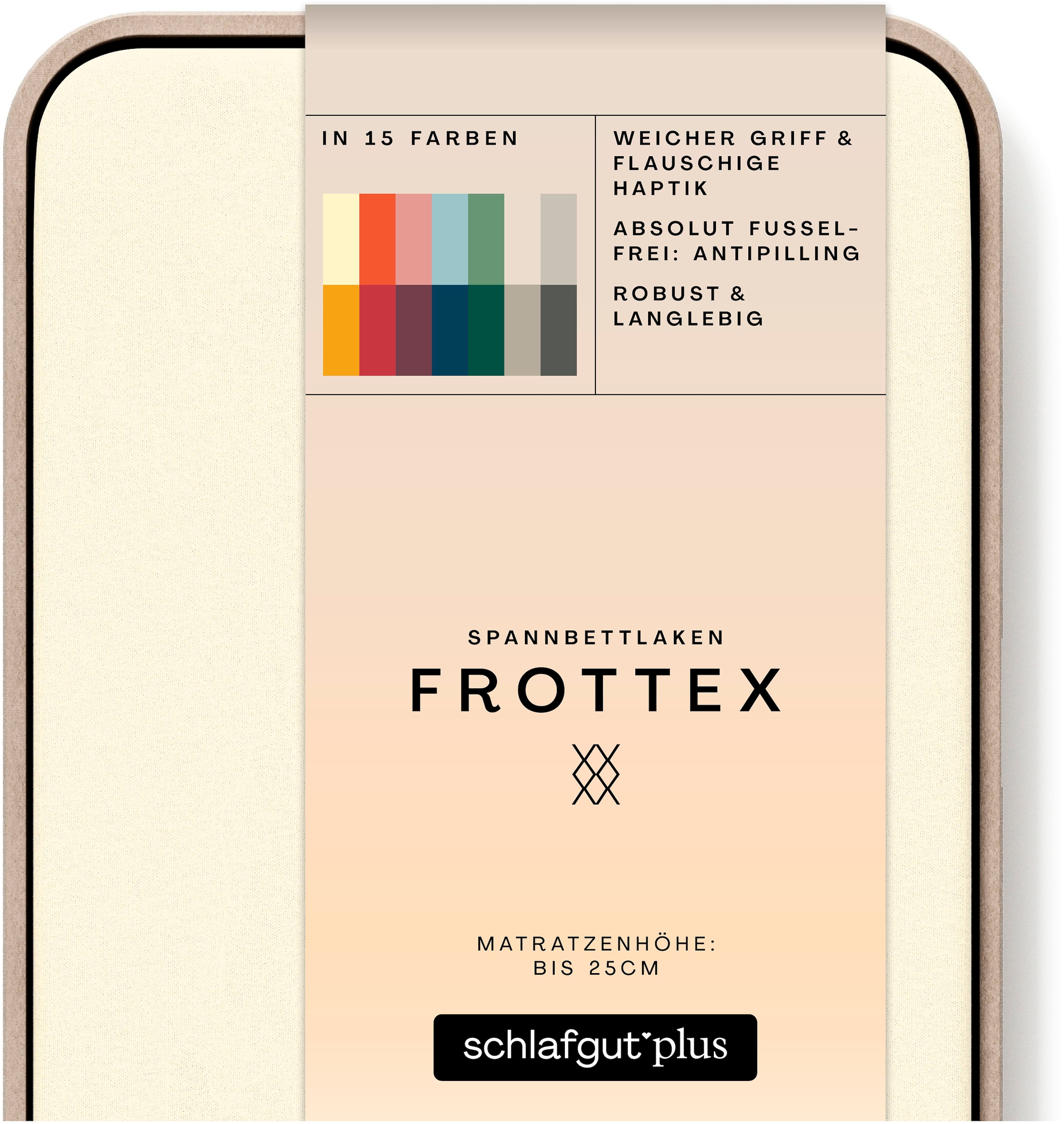 Spannbettlaken »Frottex«, 100% Frottee