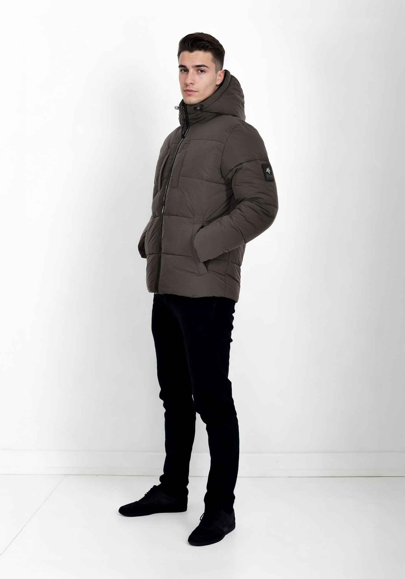 Alessandro Salvarini Winterjacke »ASKelvin«, innen komplett mit warmem Teddyfell