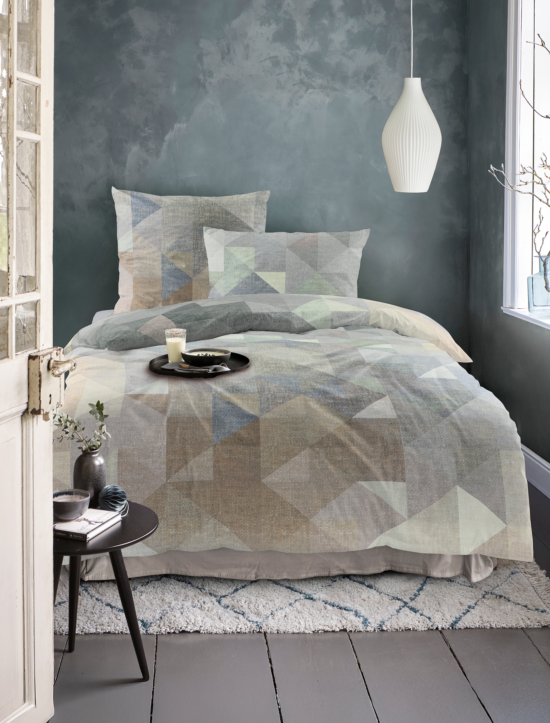 Irisette Bettwäsche "Wave 8716" 2 Mako-Satin, anschmiegsam und atmungsaktiv, Ganzjahresqualität
