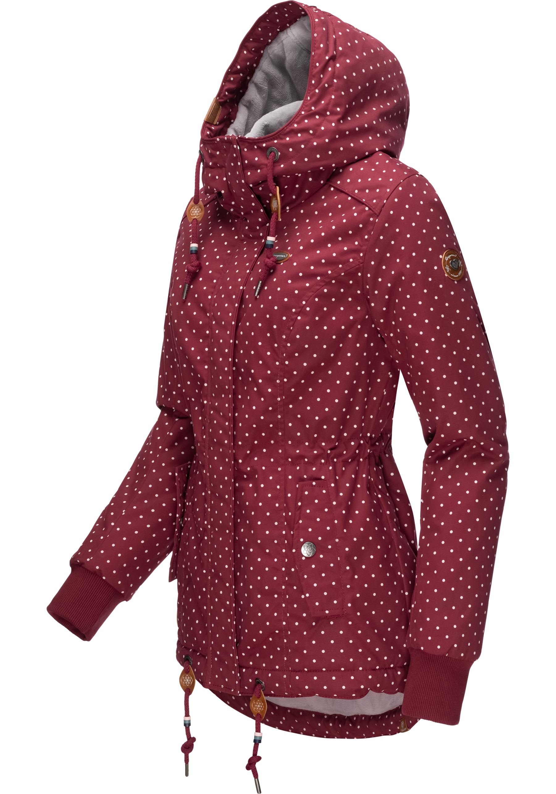 BAUR »Danka Ragwear für mit Dots mit Winterjacke bestellen | Intl.«, Kapuze, Winter stylische Outdoorjacke Kapuze