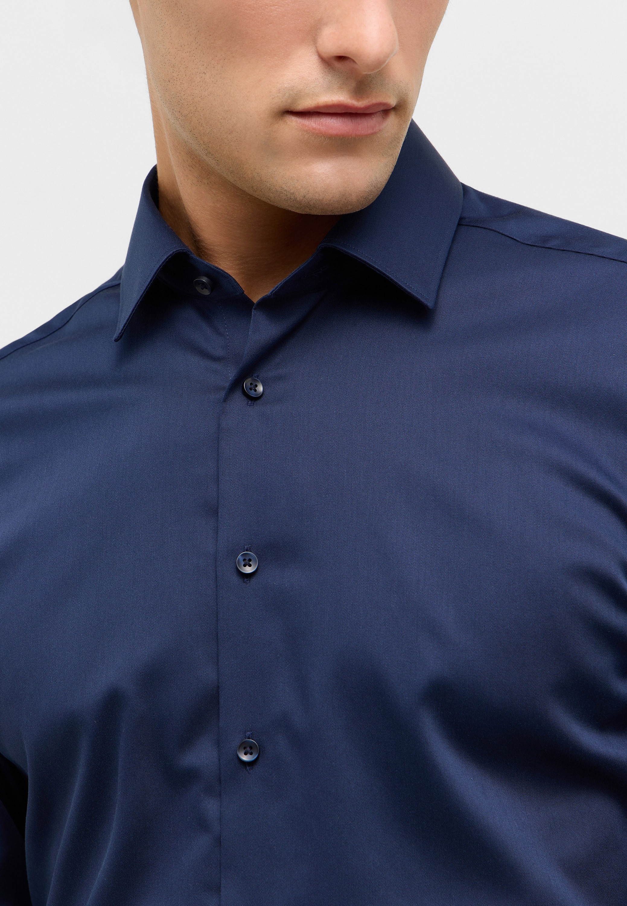 Thumbnail - Eterna Langarmhemd "SLIM FIT" NON IRON (bügelfrei)