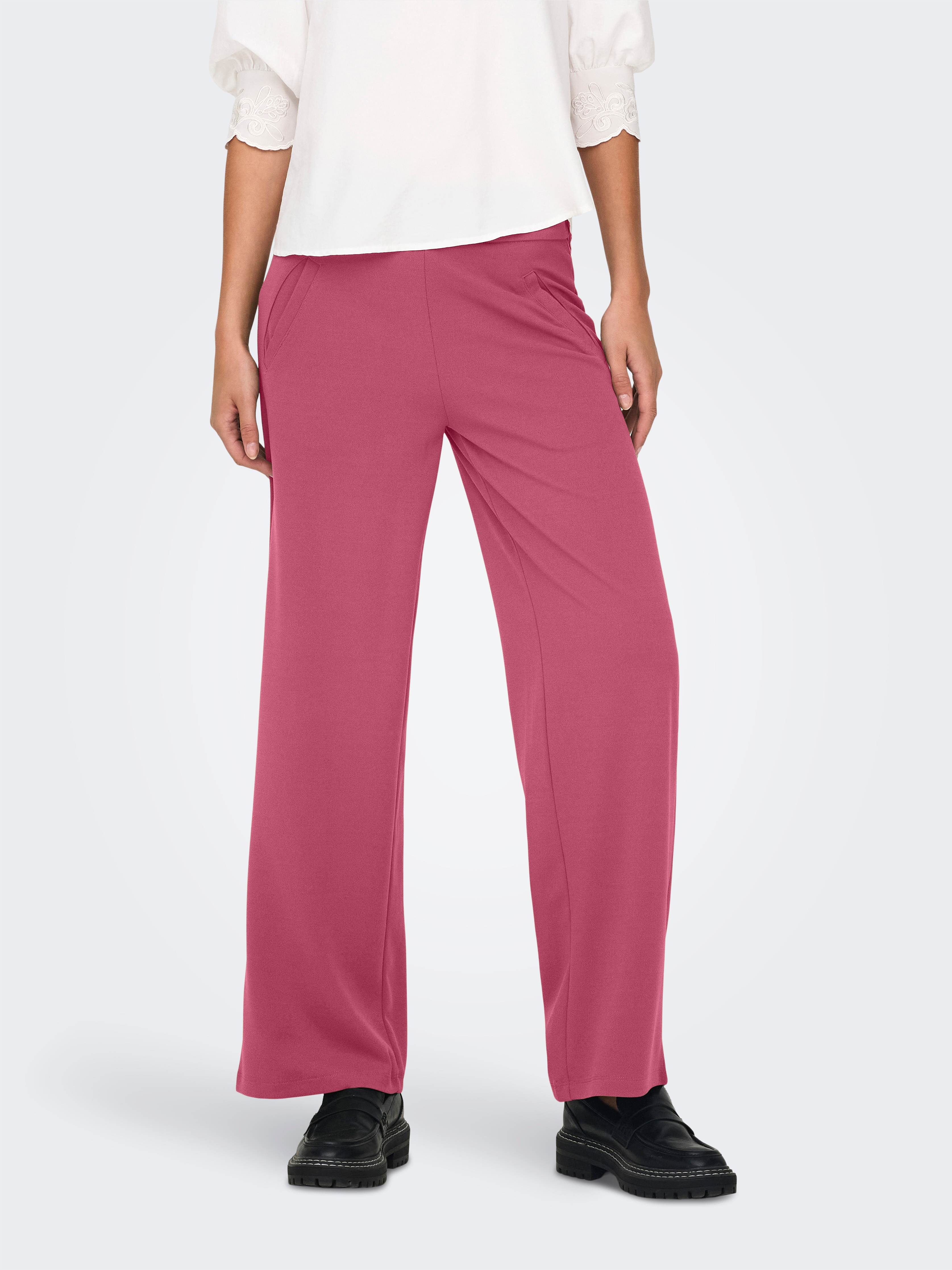 JDY Schlupfhose "JDYLOUISVILLE CATIA WIDE PANT JRS NOOS" Materialmix