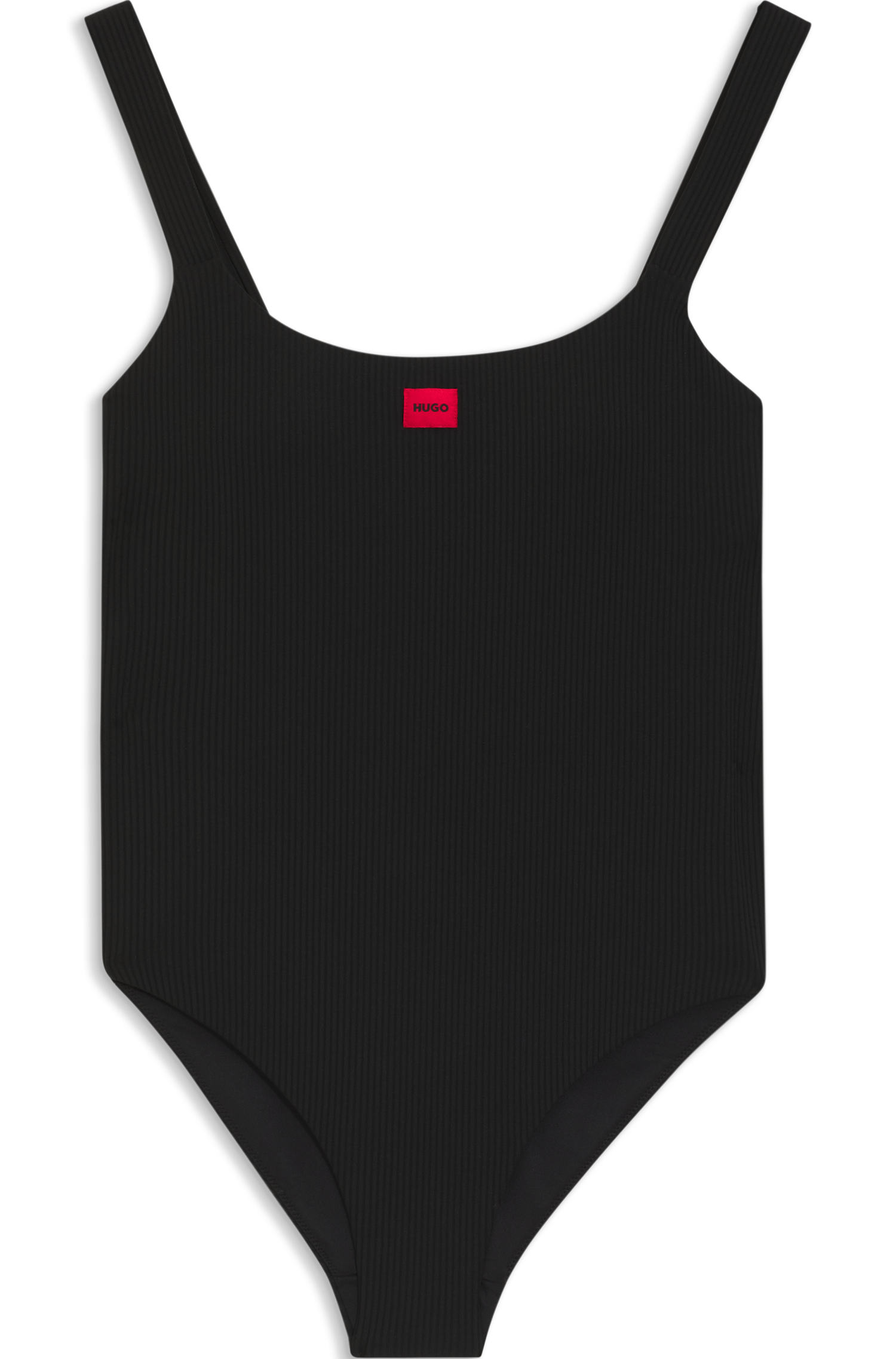 HUGO Underwear Badeanzug »SIGNATURE« Rippstrick, herausnehmbare Polster