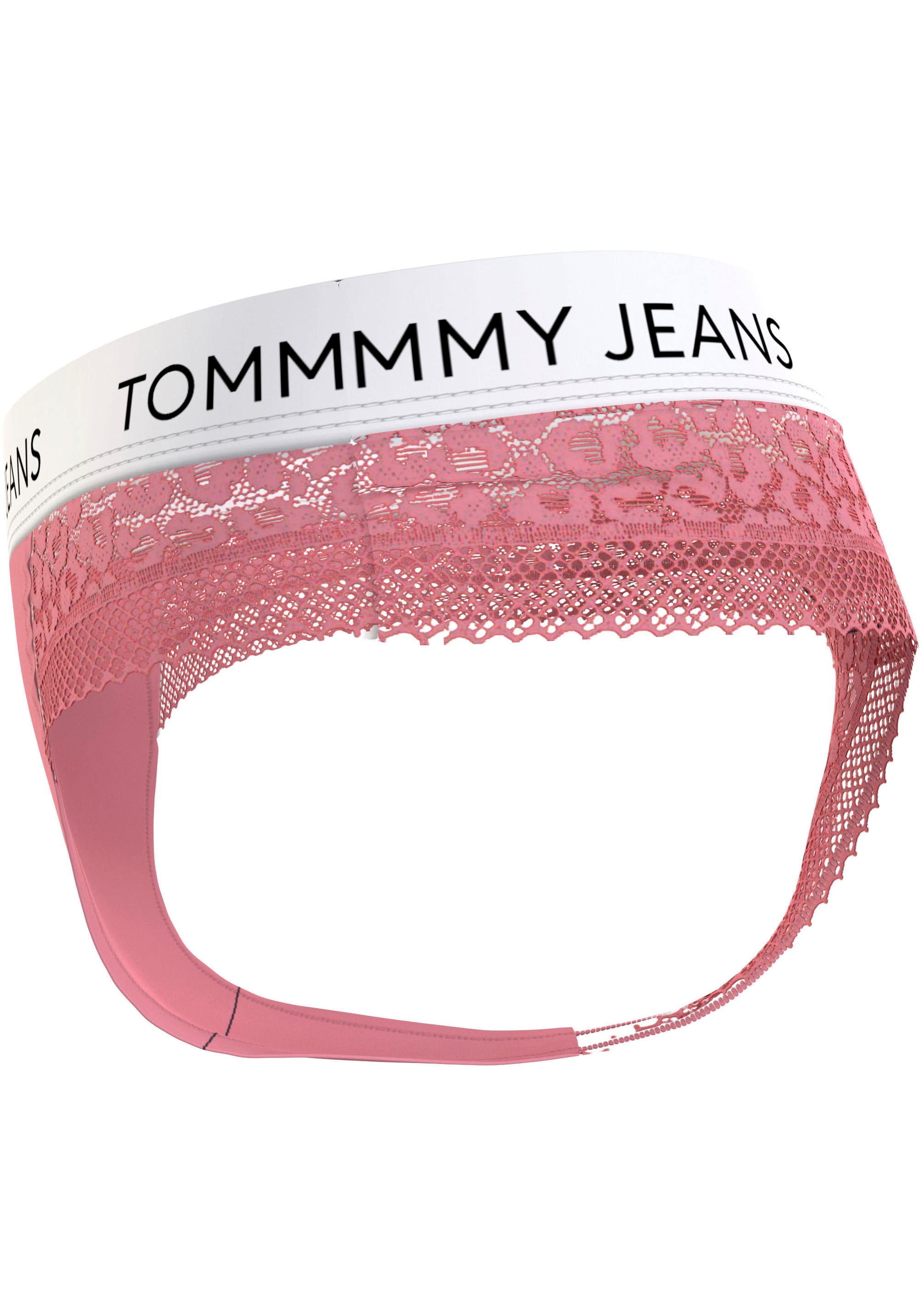 Tommy Hilfiger Underwear String »THONG«, mit Spitze & Tommy Hilfiger Logo-Elastikbund