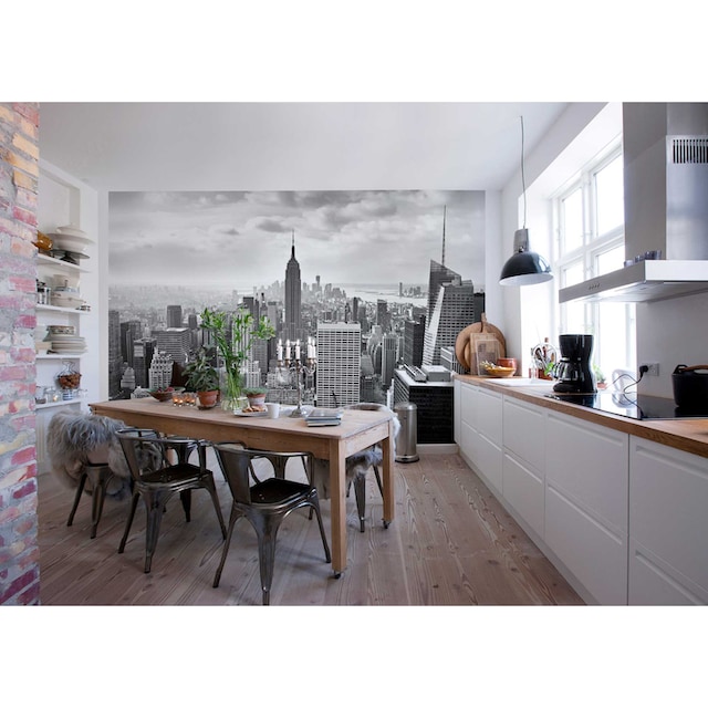 Komar Fototapete »NYC Black And White«, 368x254 cm (Breite x Höhe),  inklusive Kleister online bestellen | BAUR