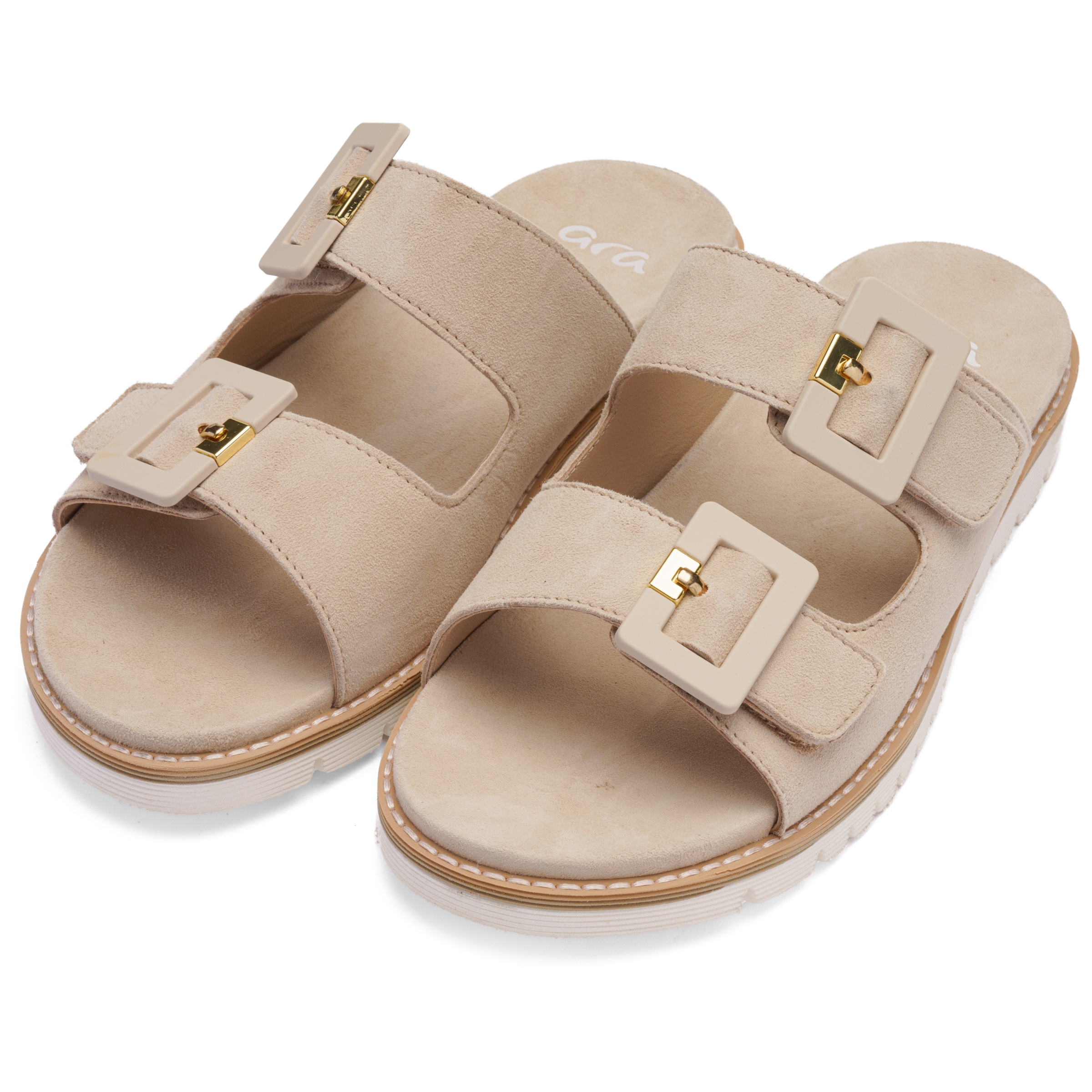 Ara Pantolette »KENT«  Schlupfschuh, Hausschuh, Bequemschuh in Komfortweite G (= weit)