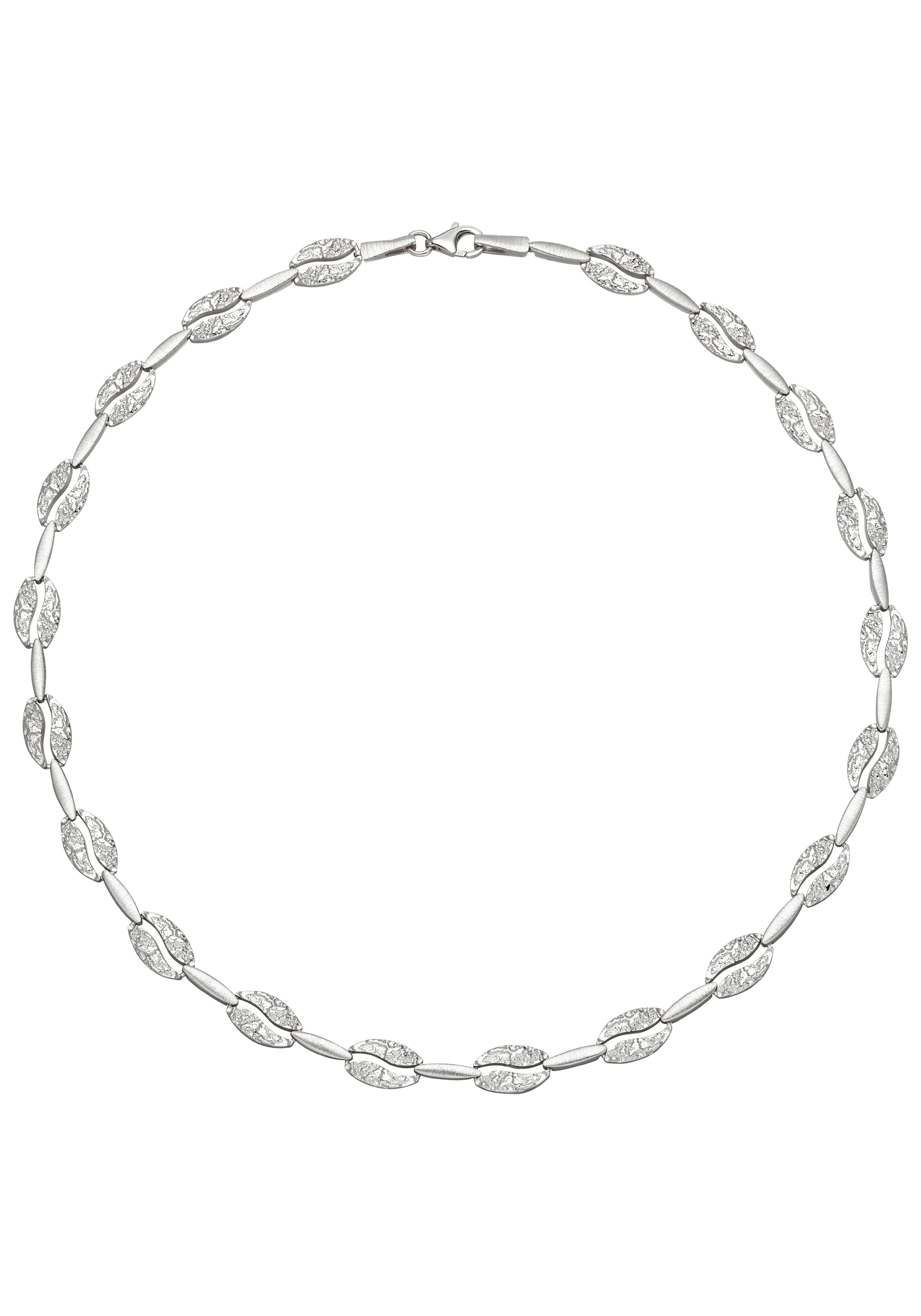 JOBO Collier 925 Silber gehämmert 45 cm