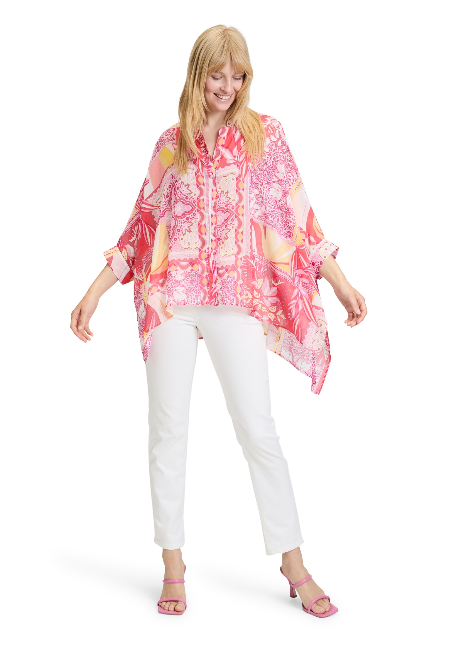 Betty Barclay Schlupfbluse »Betty Barclay Tunika-Bluse mit Fledermausärmeln«