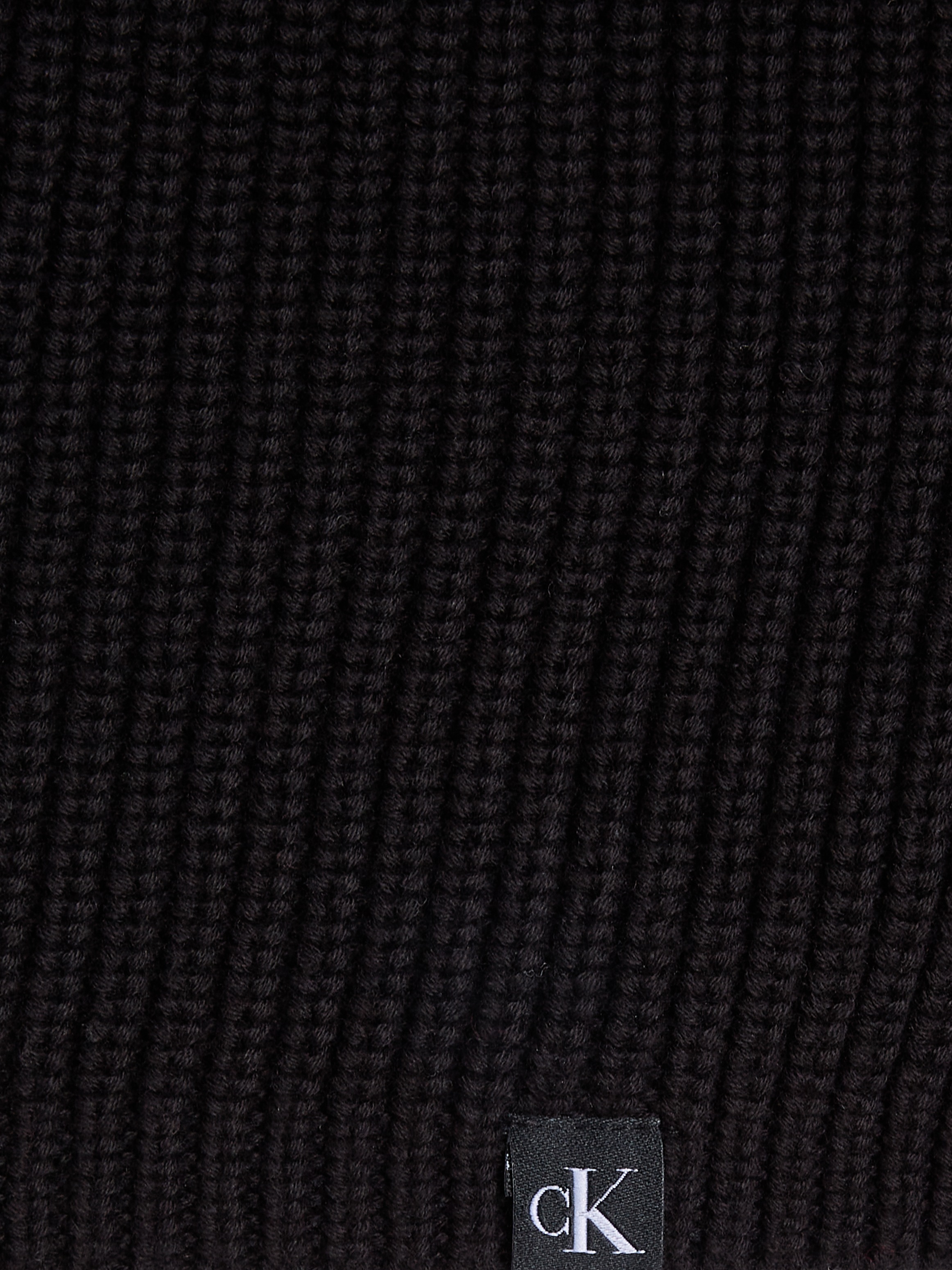 Calvin Klein Jeans Strickkleid »CHUNKY LOOSE SWEATER DRESS«, mit Logopatch