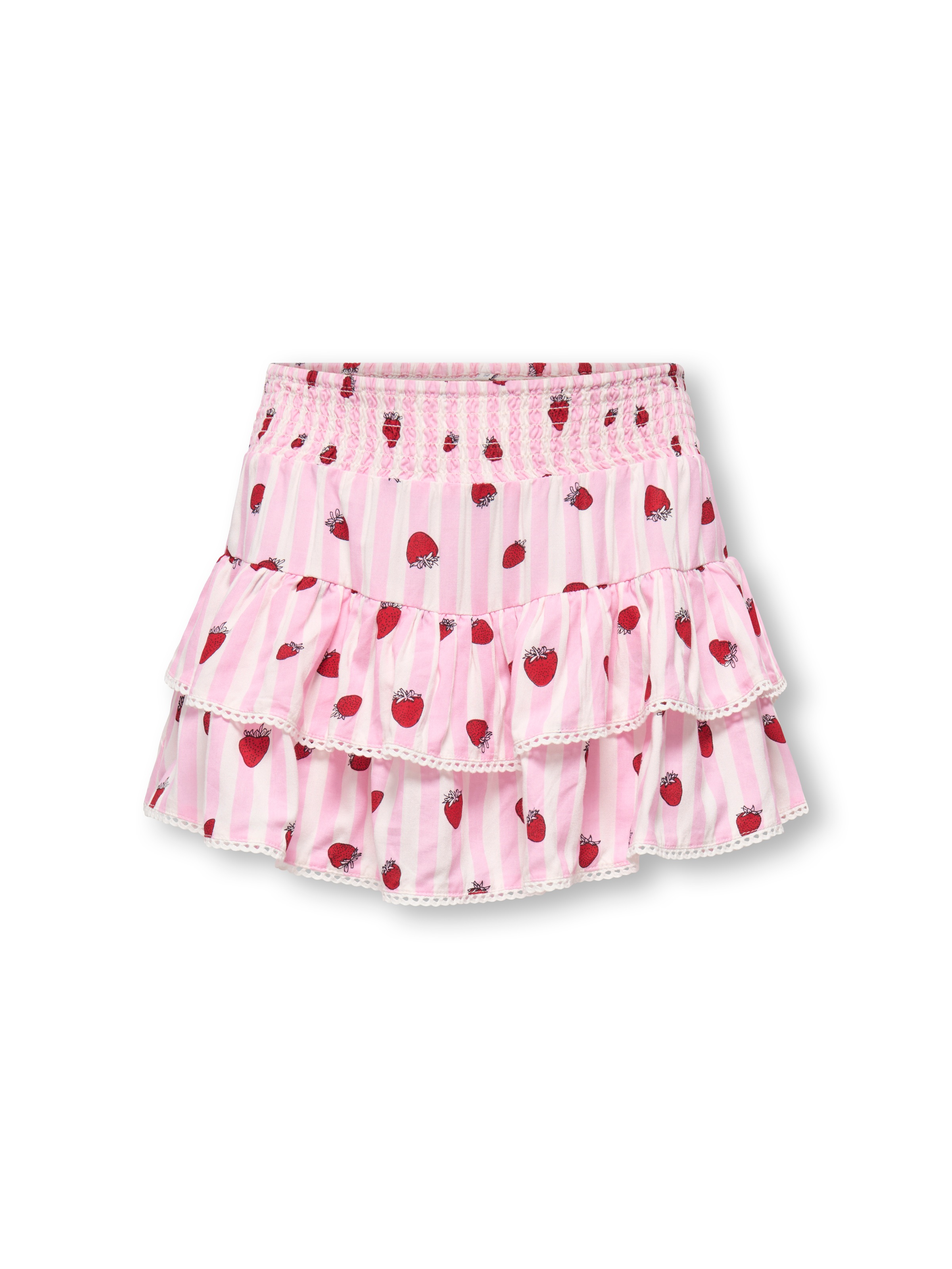 KIDS ONLY Sommerrock »KOGGLOW LIFE TAPED EDGE SKORT AOP WVN« 1 mit tollen Volants mit dezenter Spitzenkante