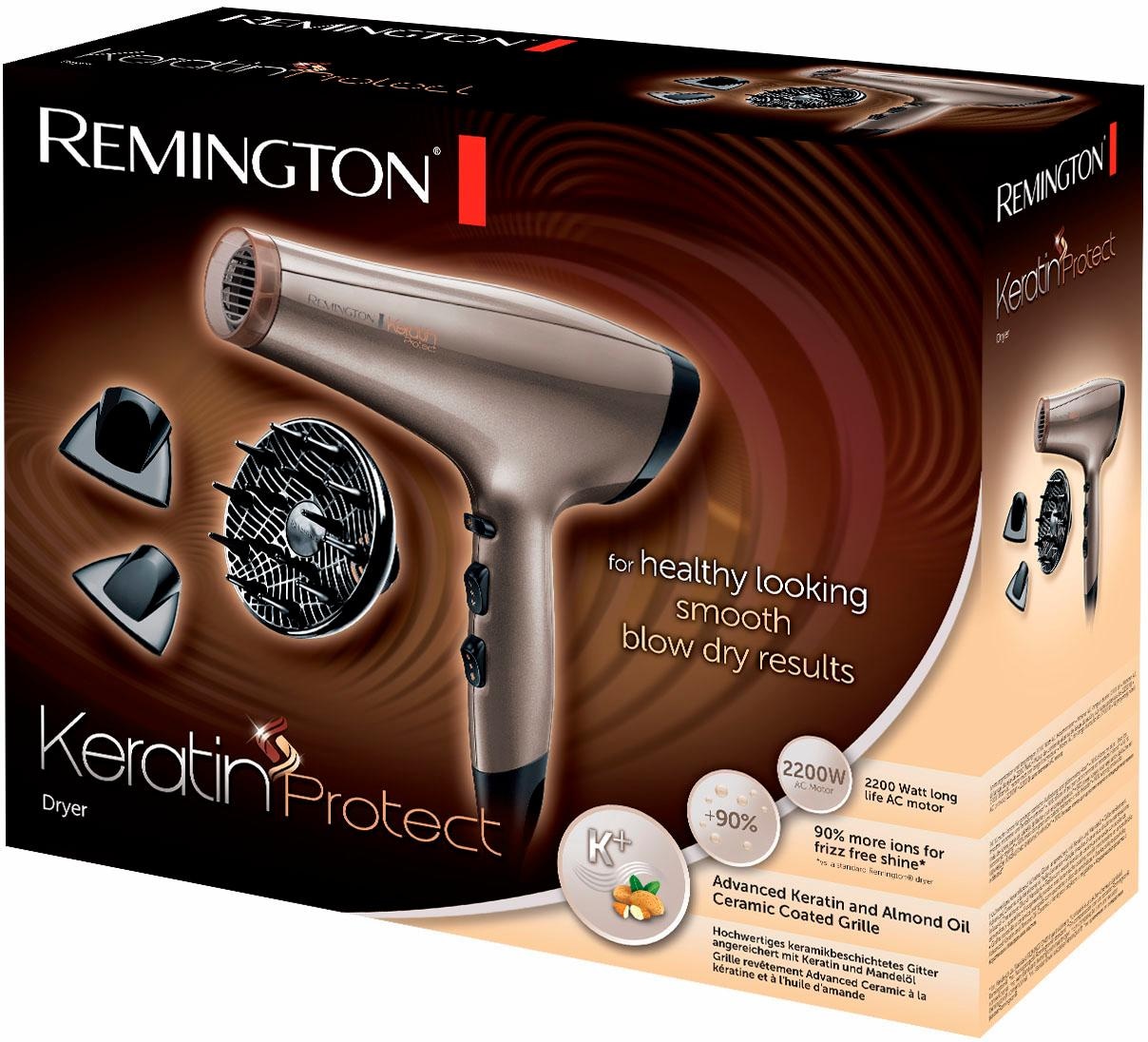 Remington Haartrockner »AC 8002«, 2200 W, 3 Aufsätze, AC-Motor,  Ionen-Generator | BAUR