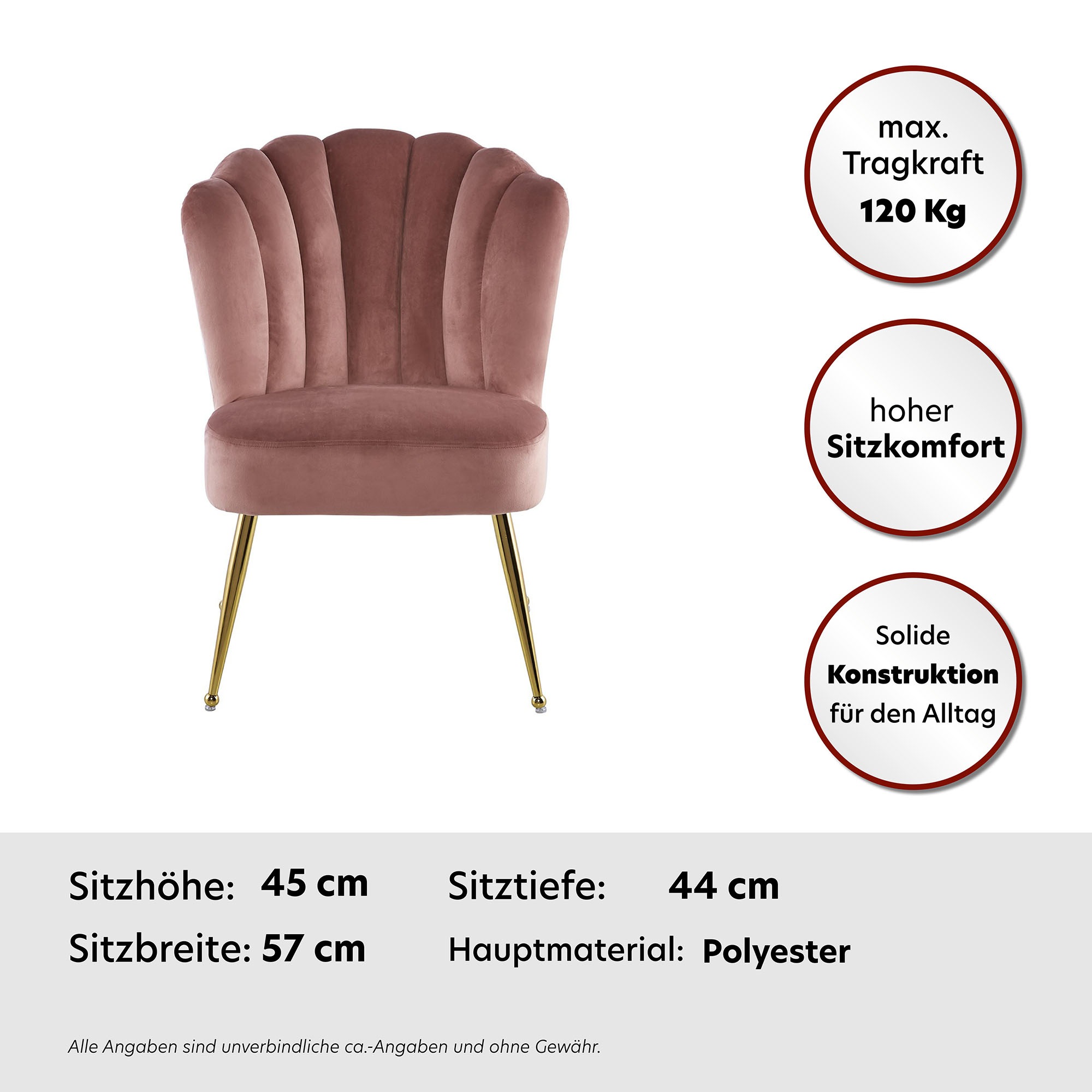 Kayoom Esszimmerstuhl »Stuhl Pippa, Rückenlehne im Retro-Stil, ausgefallene Rückenlehne«, 1 St., Stoffbezug, samtweicher Bezug, Eye-Catcher im Raum, ausgefallene Rückenlehne