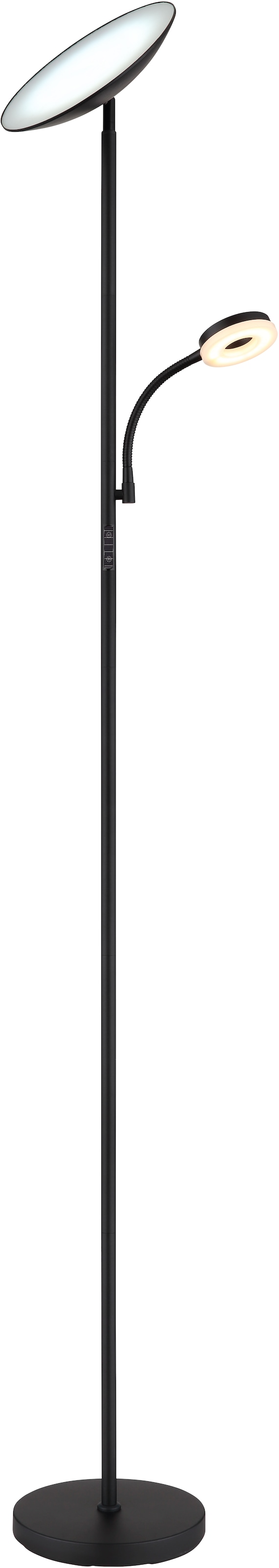 GLOBO LIGHTING LED Stehlampe »SKOPO«, Leuchtmittel LED-Modul | LED fest integriert, Stehleuchte/Wohnzimmer/Schlafzimmer/Flur