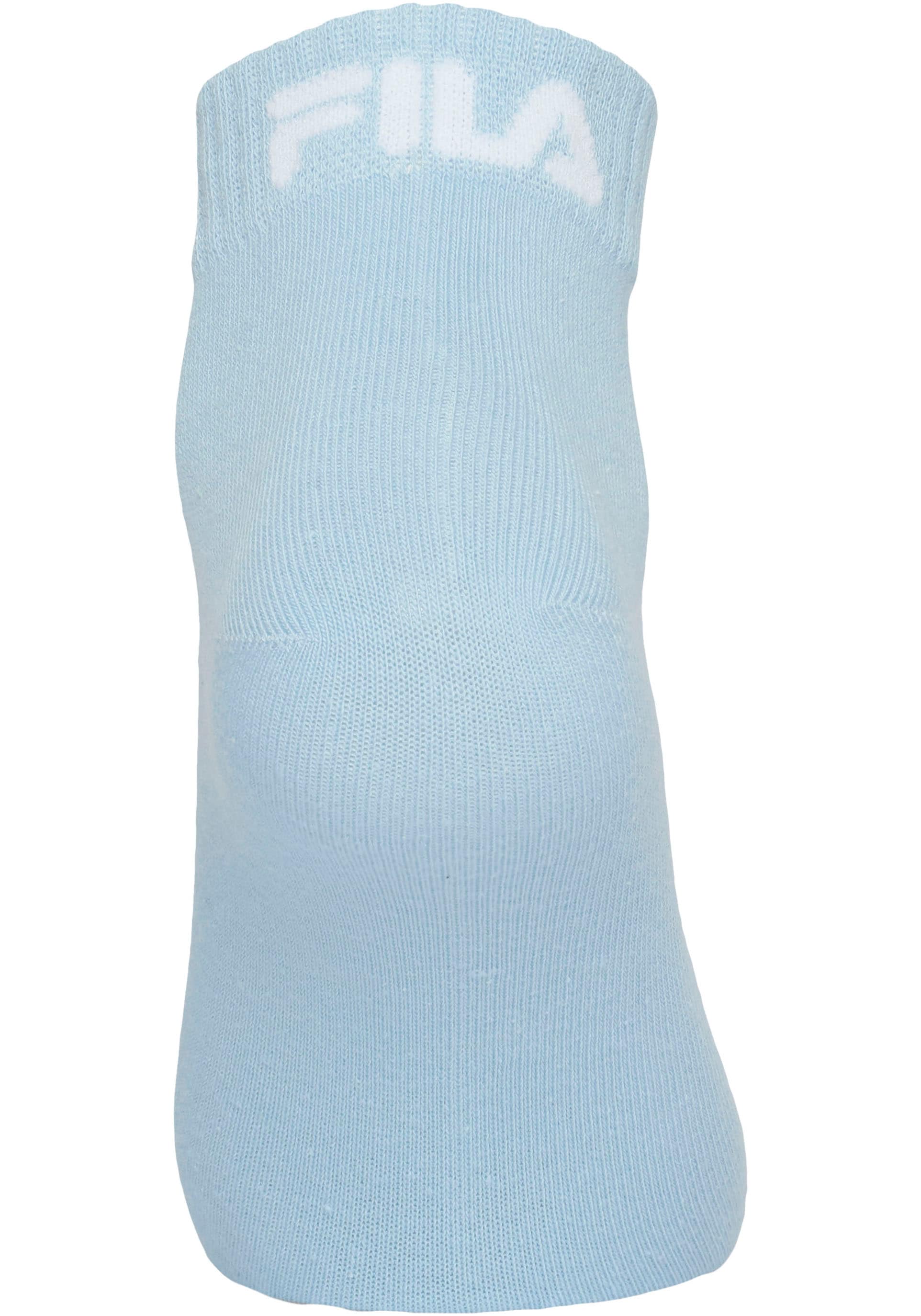 Fila Kurzsocken »UNISEX INVISIBLE PLAIN SOCKS«, (6 Paar), Baumwollmischung, Rippenbündchen, flache Zehennaht