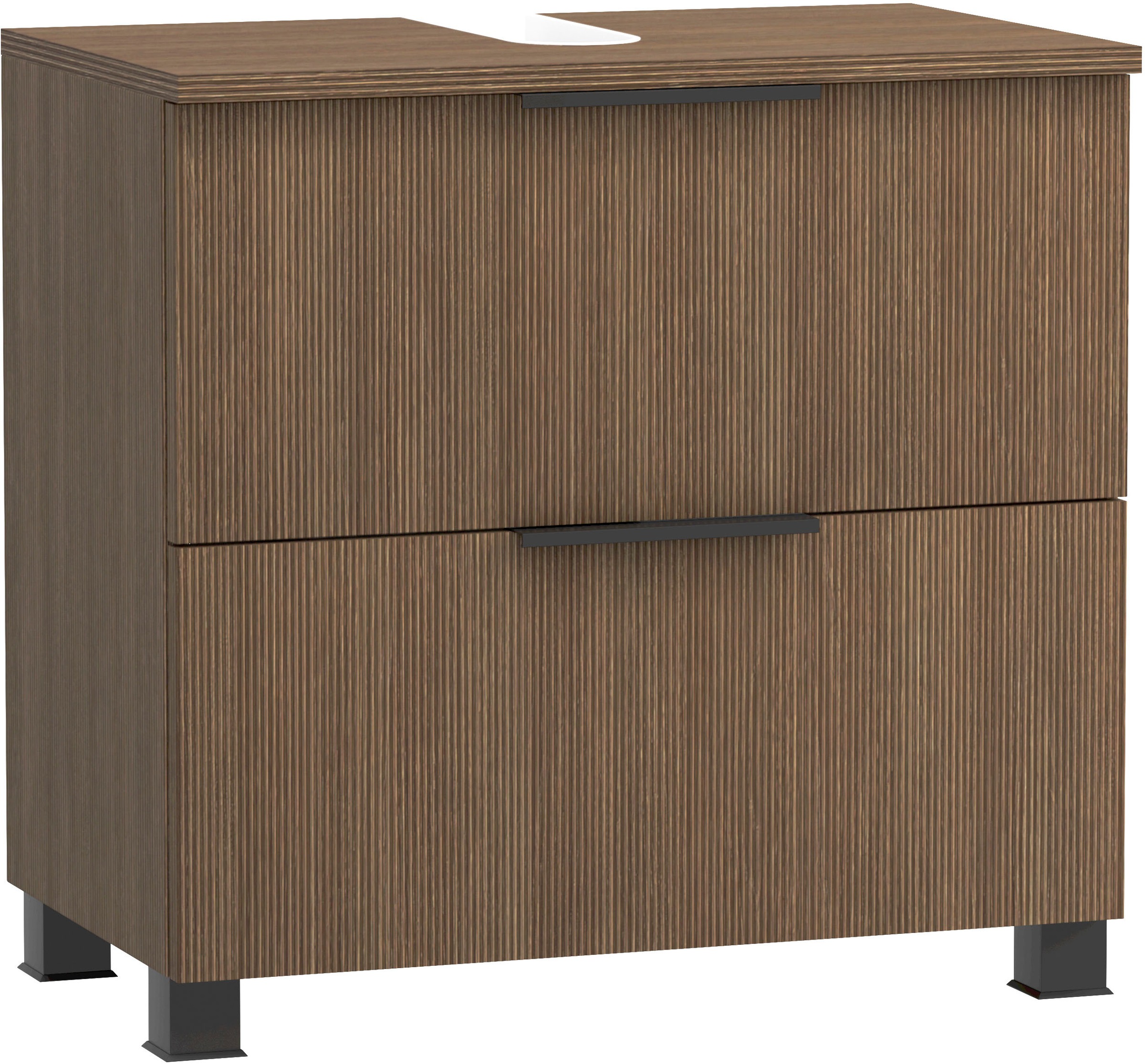 welltime Badmöbel-Set »Welltime, York Unterbecken-Set 2teilig, 60 cm, 1 Klappe, 1 Auszug«