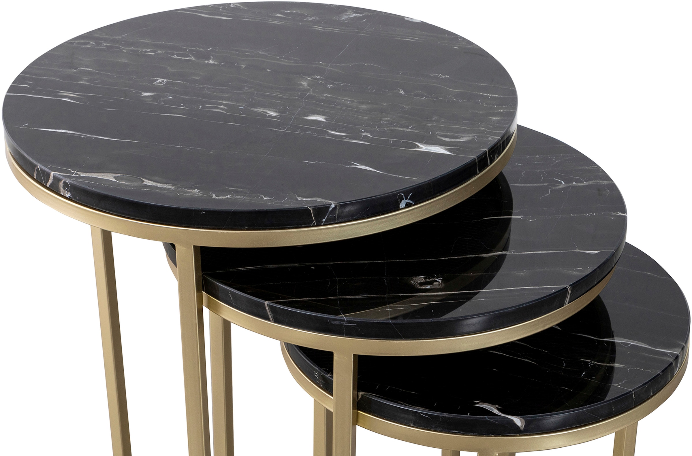 Kayoom Beistelltisch »Tria 125 3er-Set, faszinierend und auflockernd«, (Set, 3 St.), Beistelltisch-Set, zeitloses Design, hochwertige Verarbeitung