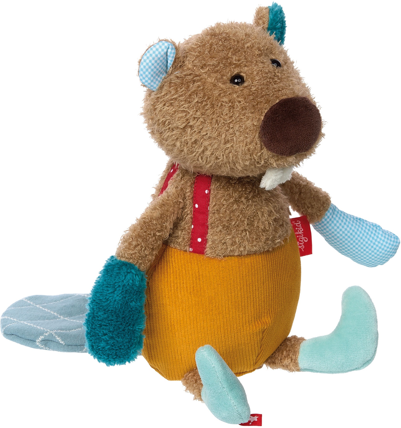 Kuscheltier Patchwork Sweety, Biber