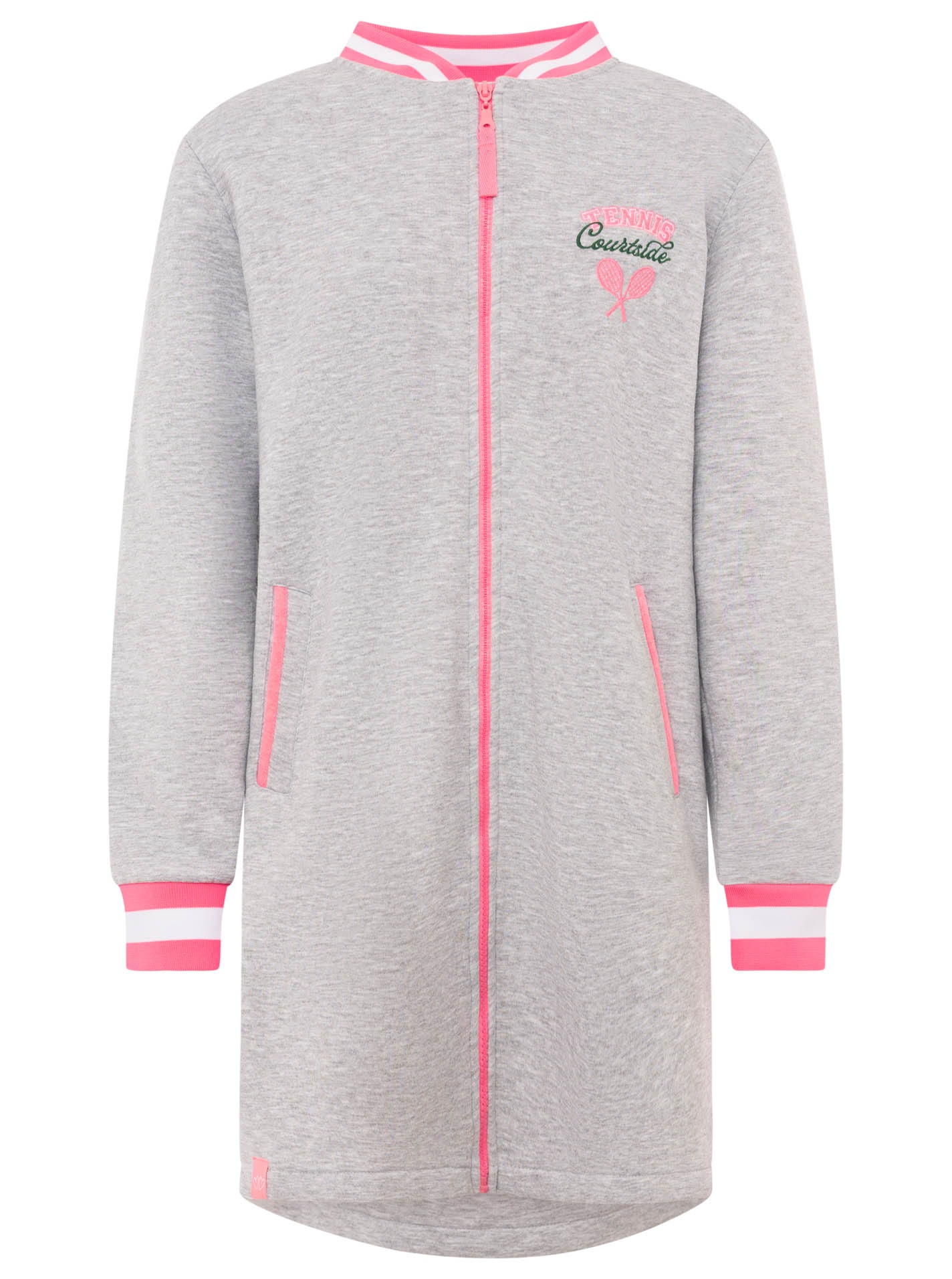 Zwillingsherz Kurzmantel ""Courtside"" Stickerei,Reßverschluß, elastische B günstig online kaufen