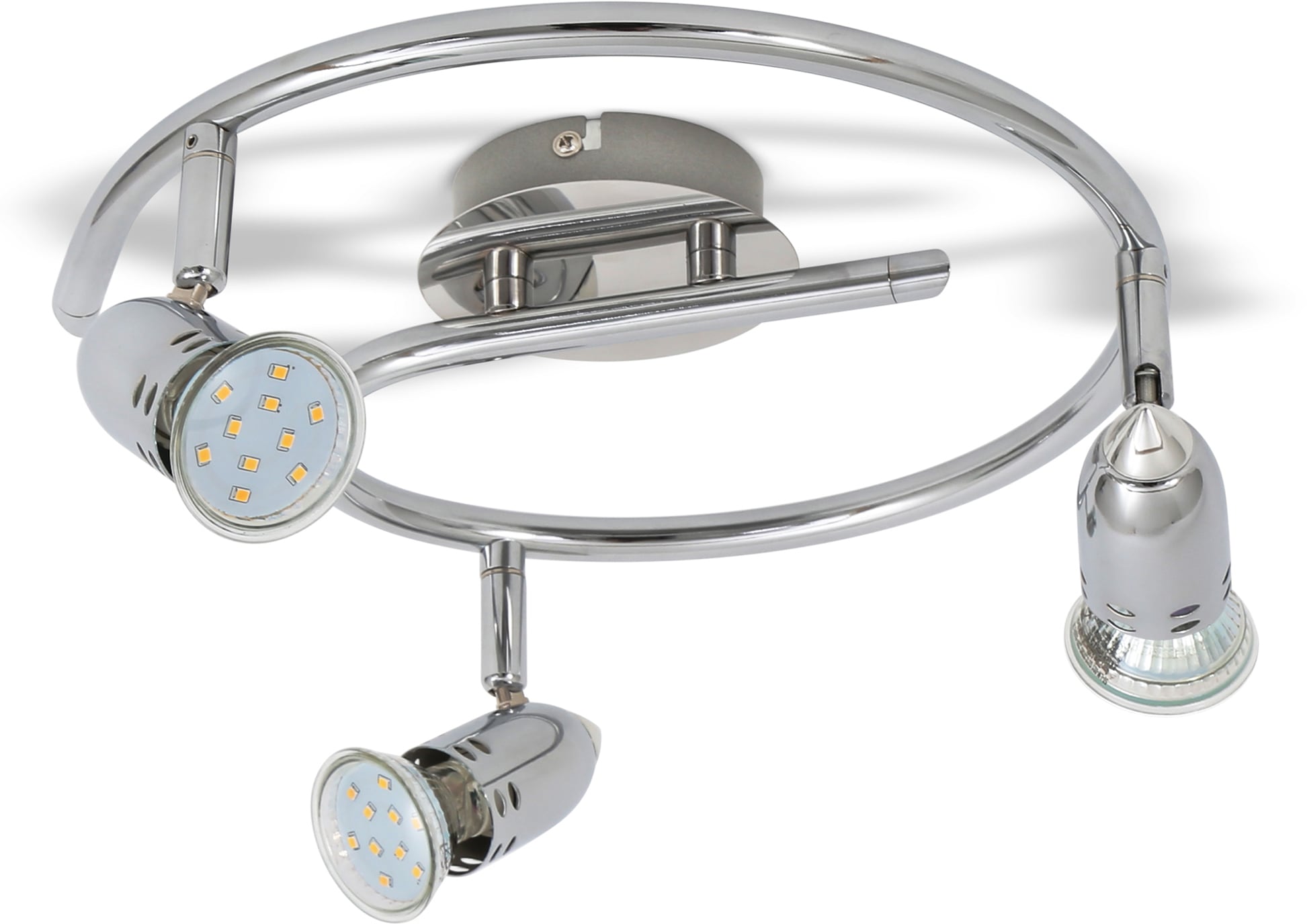 B.K.Licht LED Strahler, 250lm, Deckenleuchte, Deckenlampe, inkl. | modern, flammig-flammig, Deckenspots, 3 3W BAUR chrom