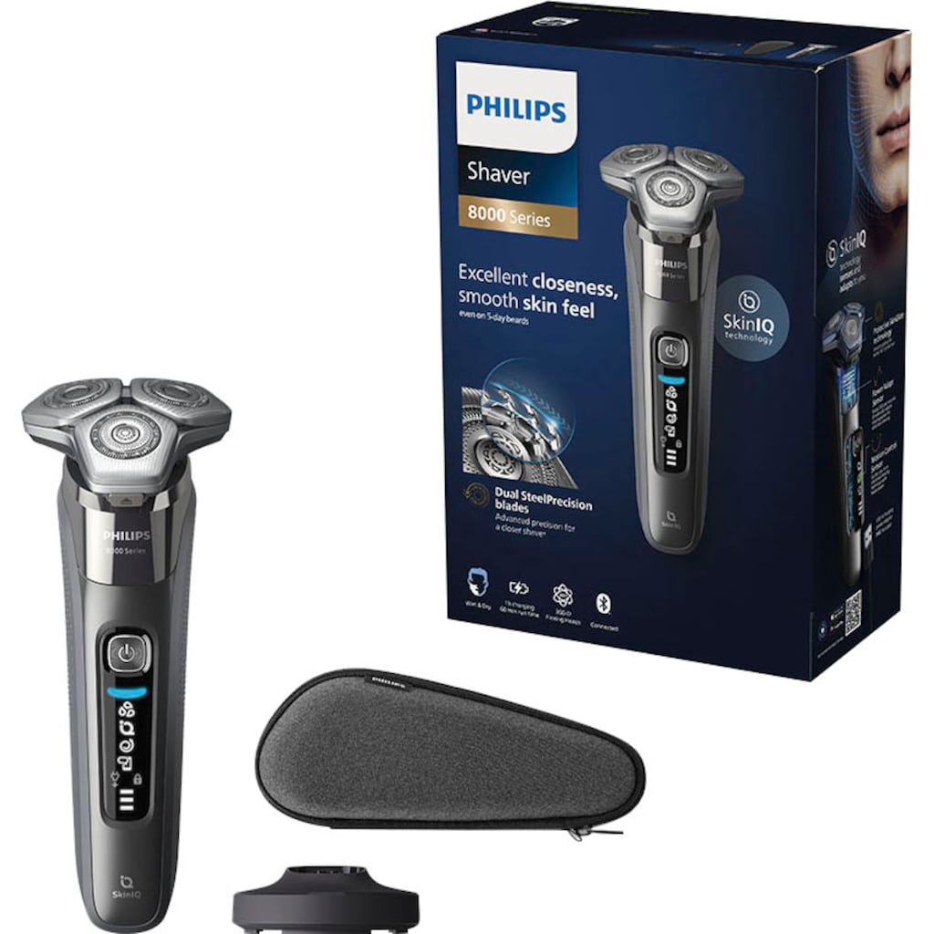 Philips Elektrorasierer »Shaver Series 8000 S8697/35«, ausklappbarer Präzisionstrimmer