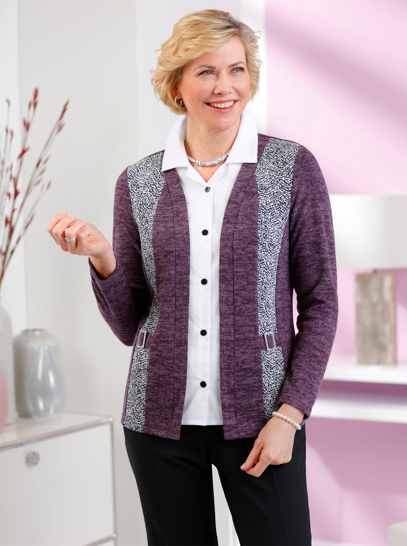 Classic 2-in-1-Langarmshirt "Shirt" 1 Stk. tlg. günstig online kaufen