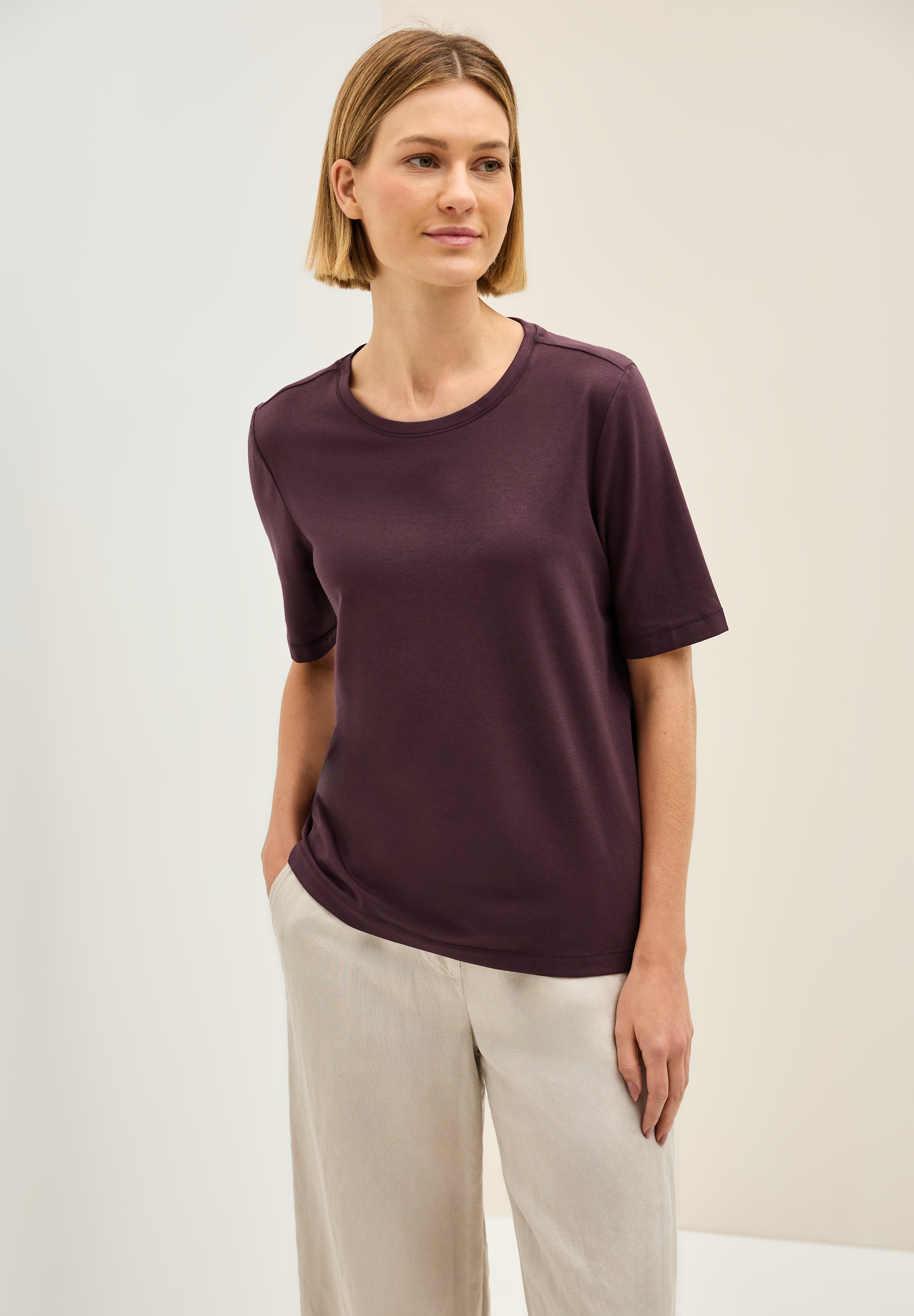 Cecil T-Shirt, mit Stretch günstig online kaufen