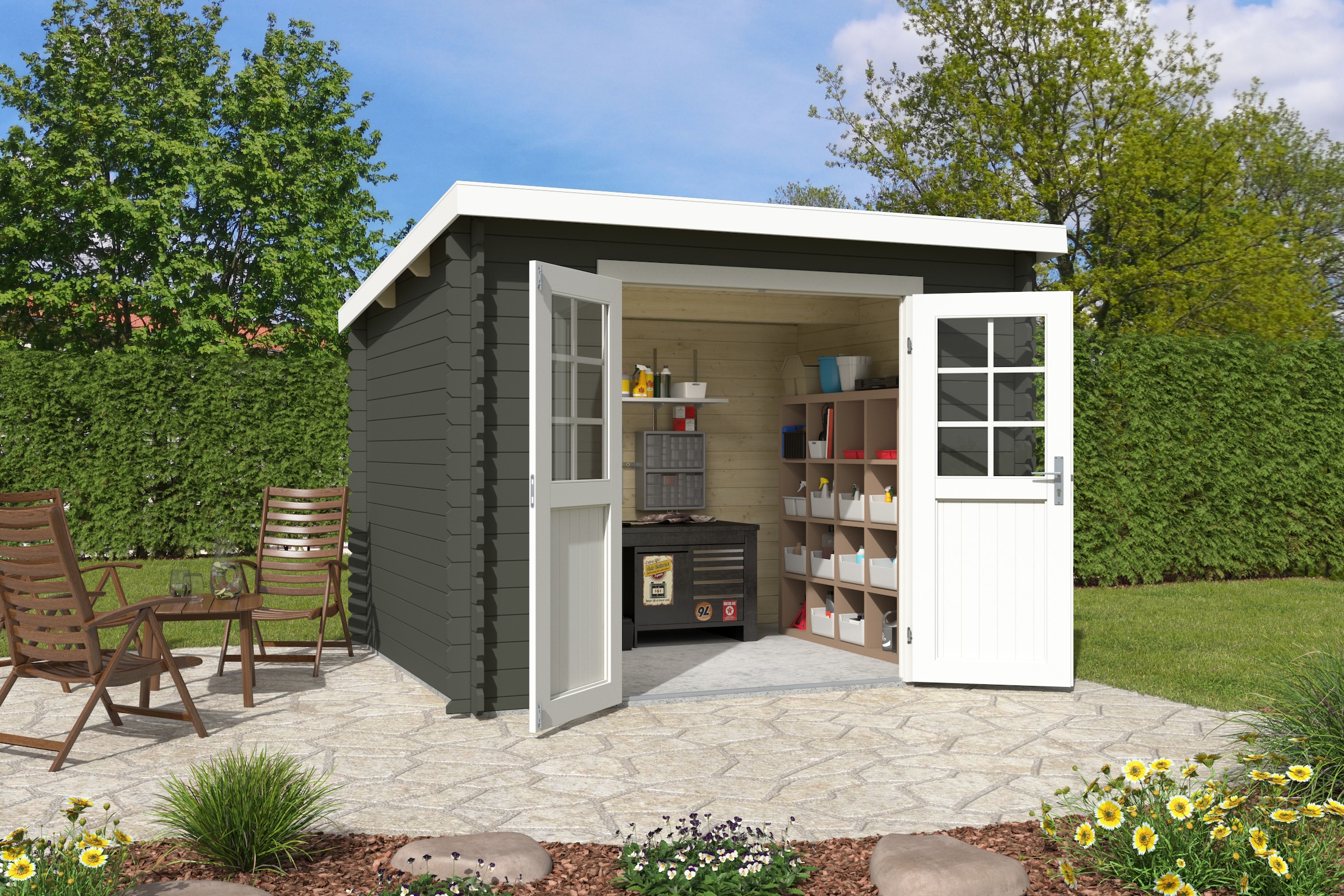 Nordic Holz Gartenhaus "San Jose 230" günstig online kaufen