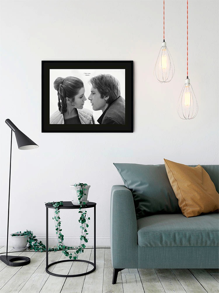 Komar Bild »Star Wars Classic Leia Han Love«, Star Wars, (1 St.), Wandbild zur Dekoration im Kinderzimmer - ohne Rahmen