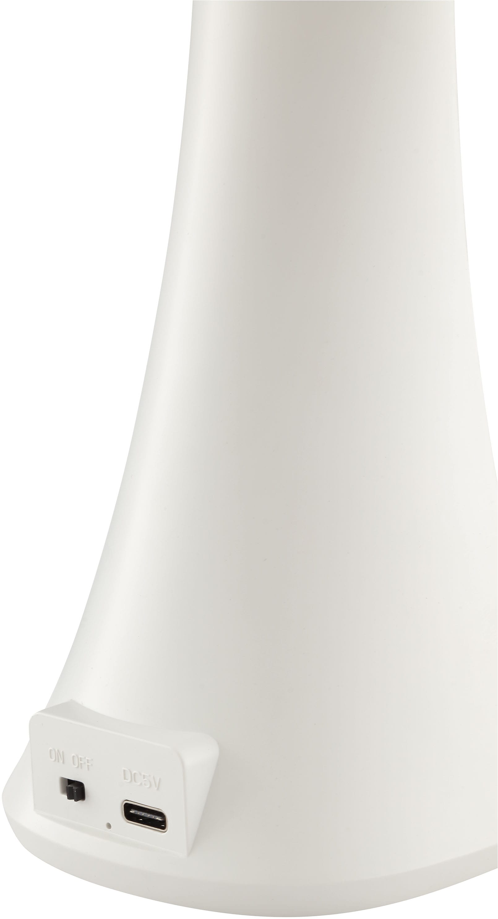 Brilliant LED Tischleuchte »Idana« LED-Modul 1 Stk. Kaltweiß mit Akku, 37 cm, 350 lm, 5500 K, Touchdimmer, USB, weiß